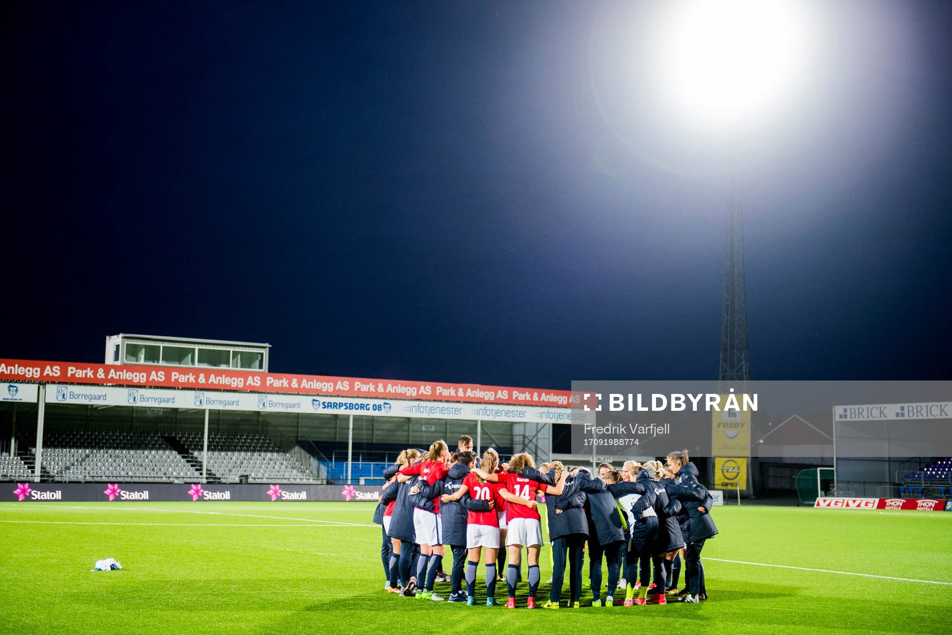 The Norwegian team