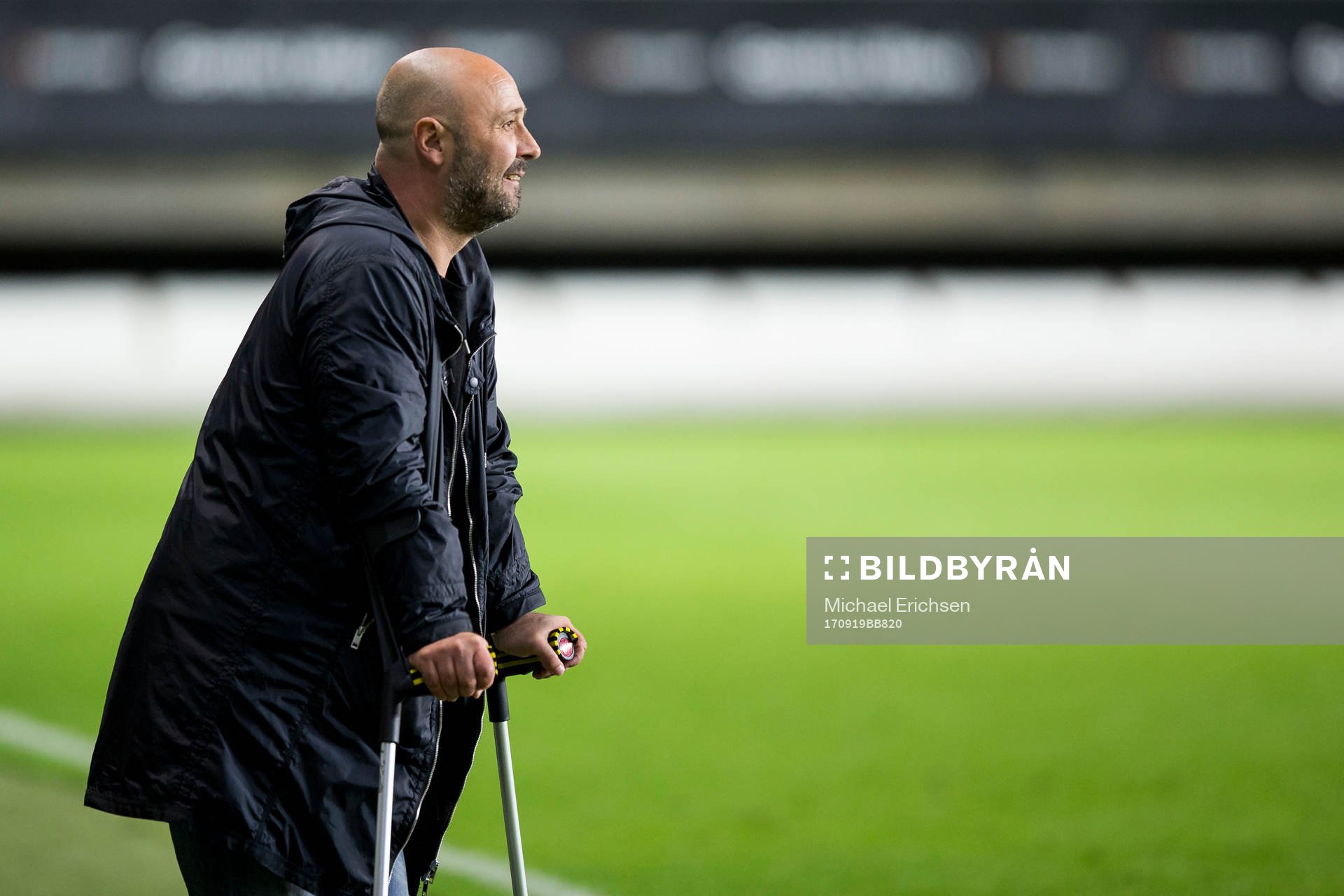 GAIS tränare Bosko Orovic under fotbollsmatchen i Superettan mellan GAIS och Frej Täby den 19 september 2017 i Göteborg.
