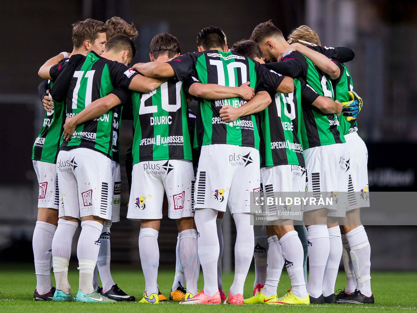 GAIS samlade innan fotbollsmatchen i Superettan mellan GAIS