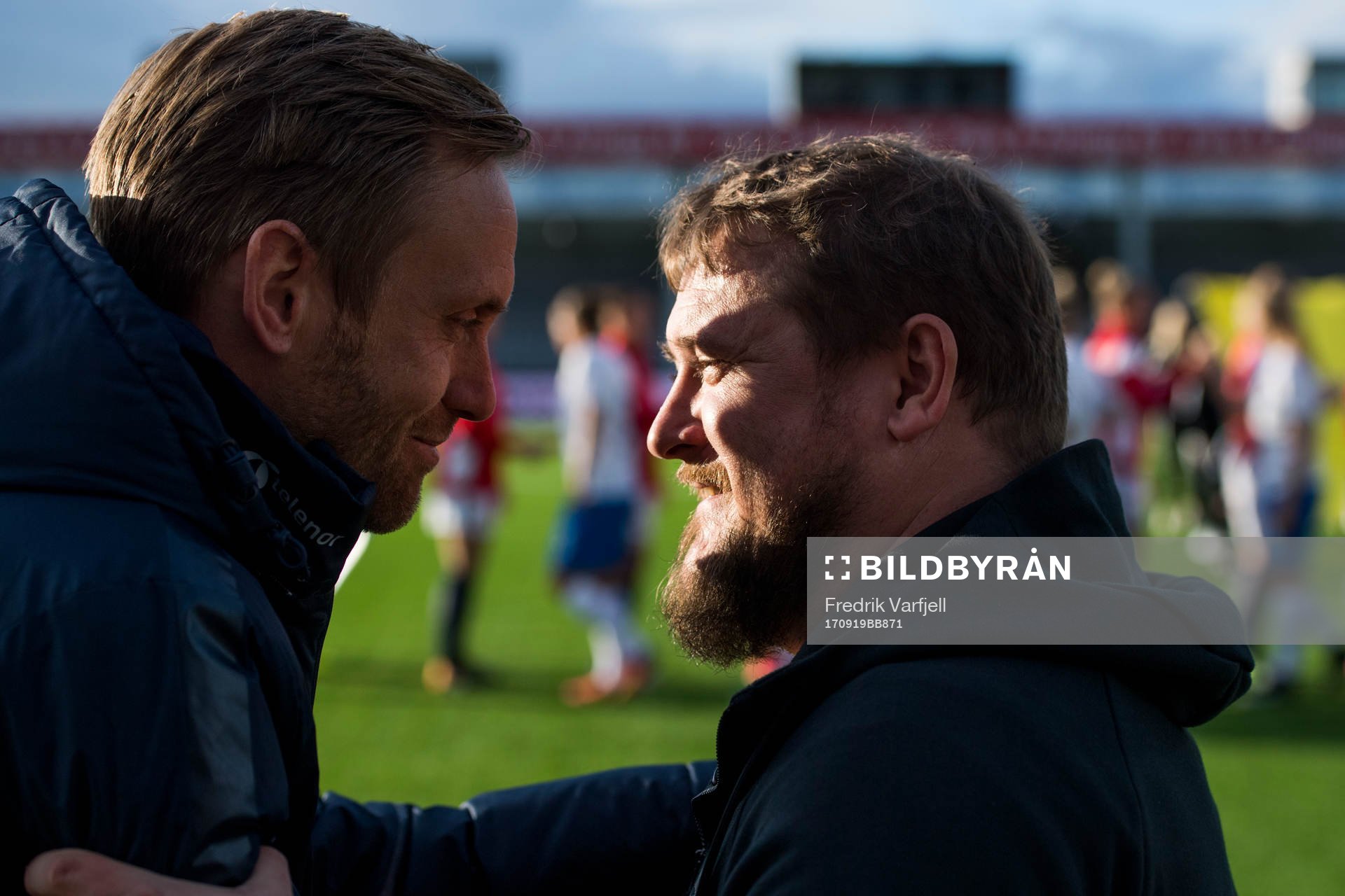 Martin Sjøgren, head coach of Norway, and Zsolt Pakusza,