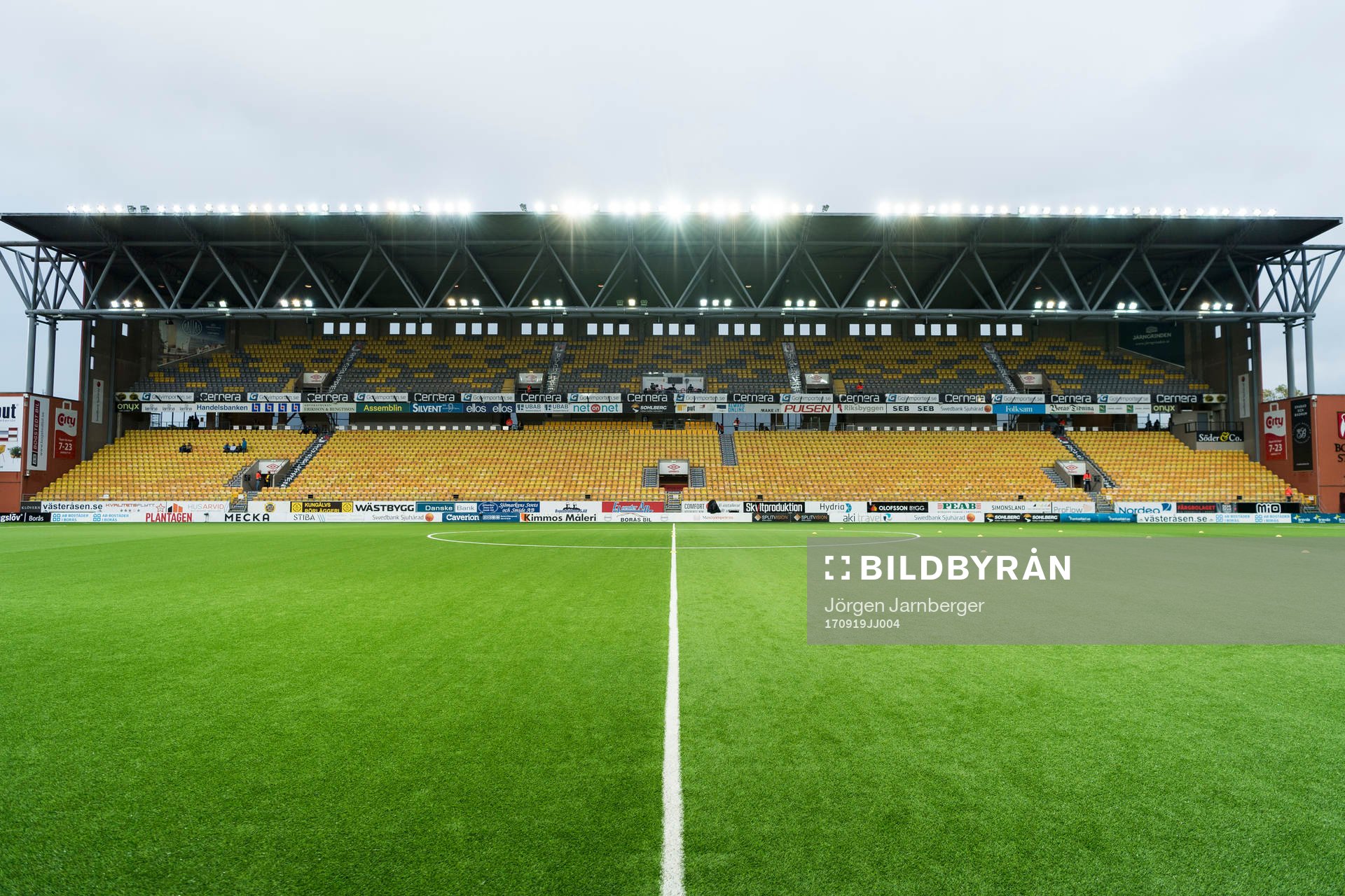 Interiör på Borås arena