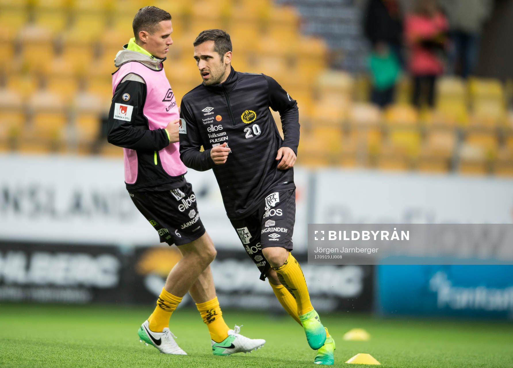 Elfsborgs Emir Bajrami och Jon Jönsson