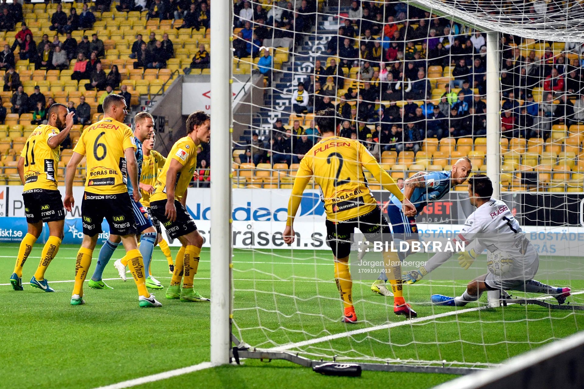 Djurgårdens Magnus Eriksson gör 0-1