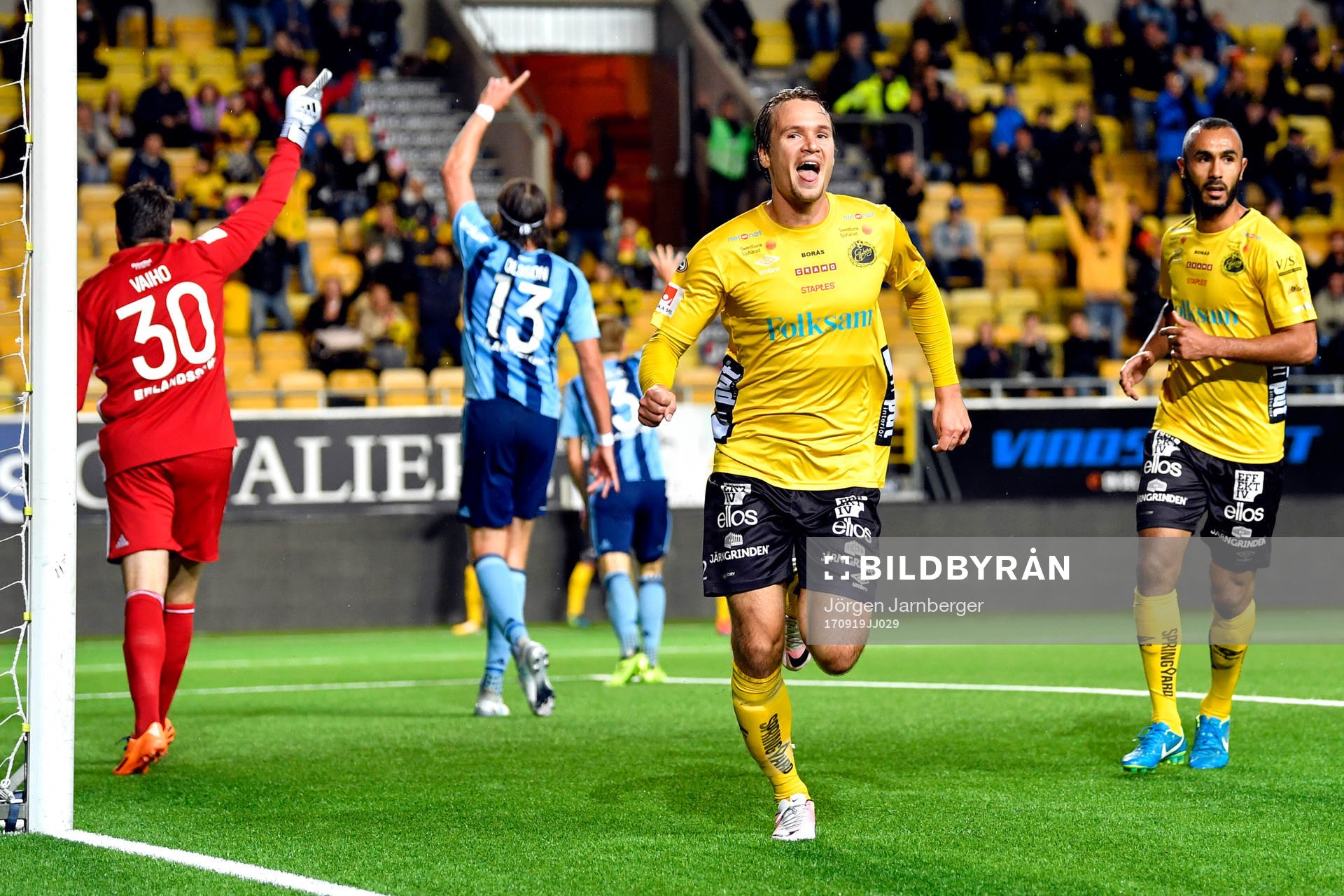 Elfsborgs Viktor Prodell jublar