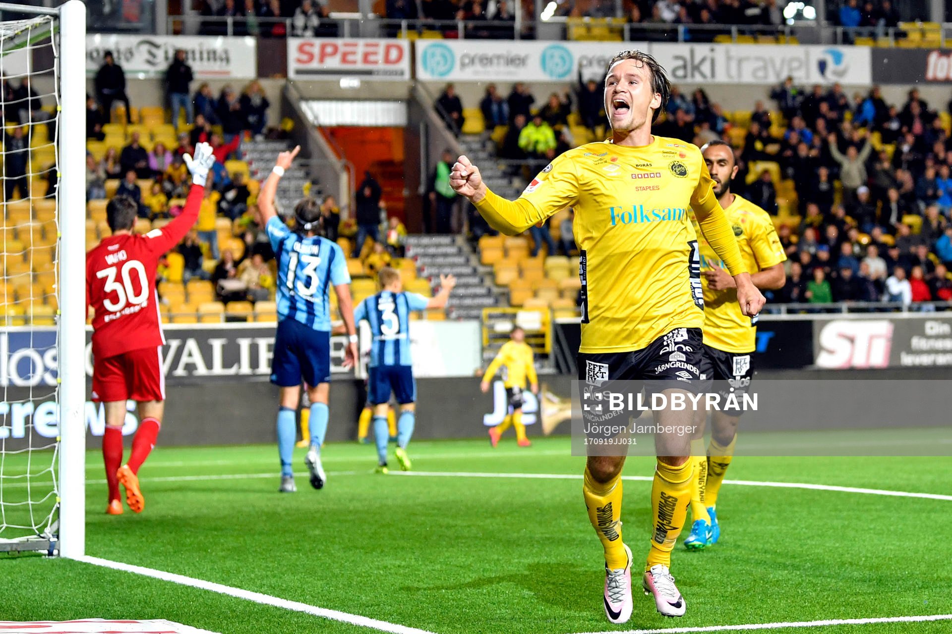 Elfsborgs Viktor Prodell jublar