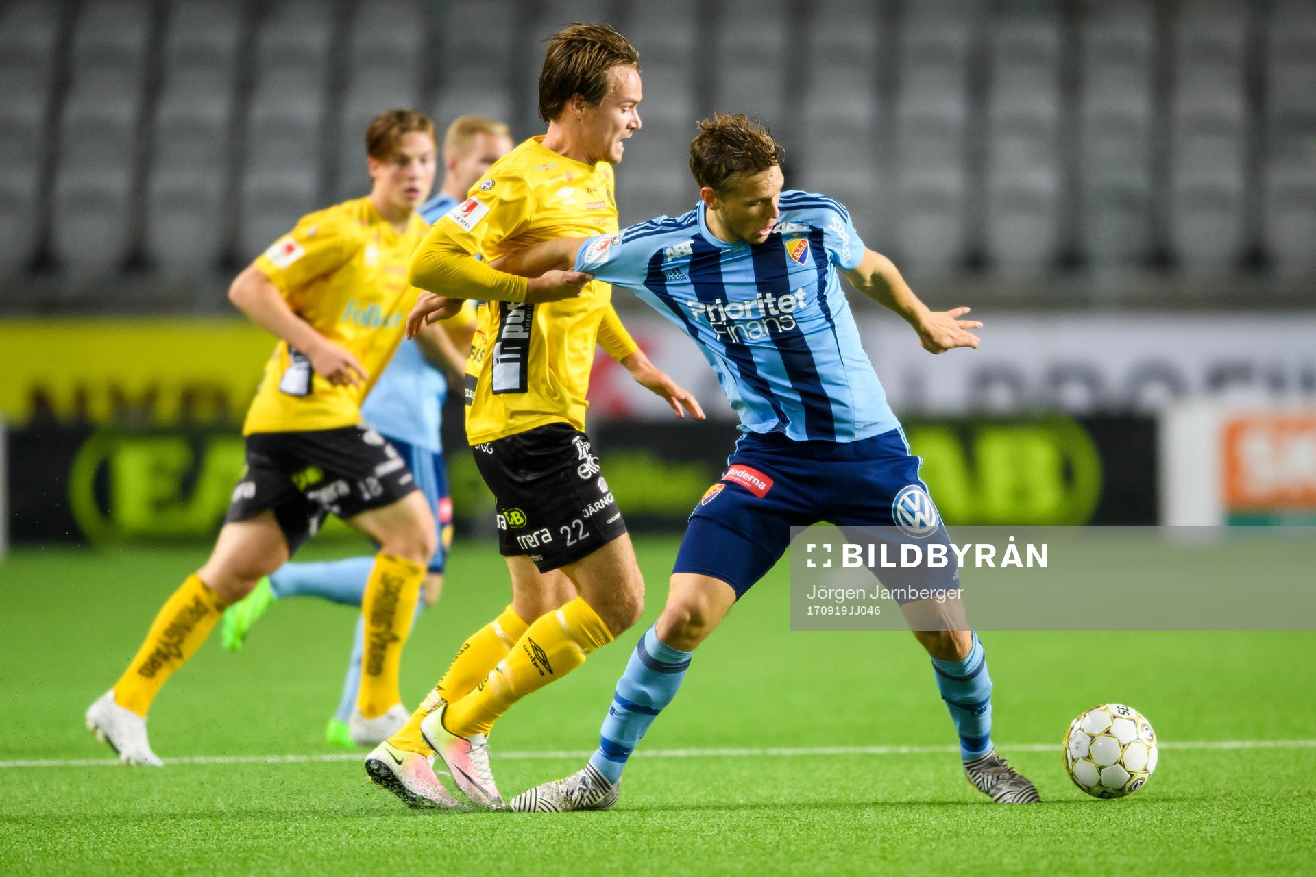 Elfsborgs Viktor Prodell och Djurgårdens Jesper Karlström