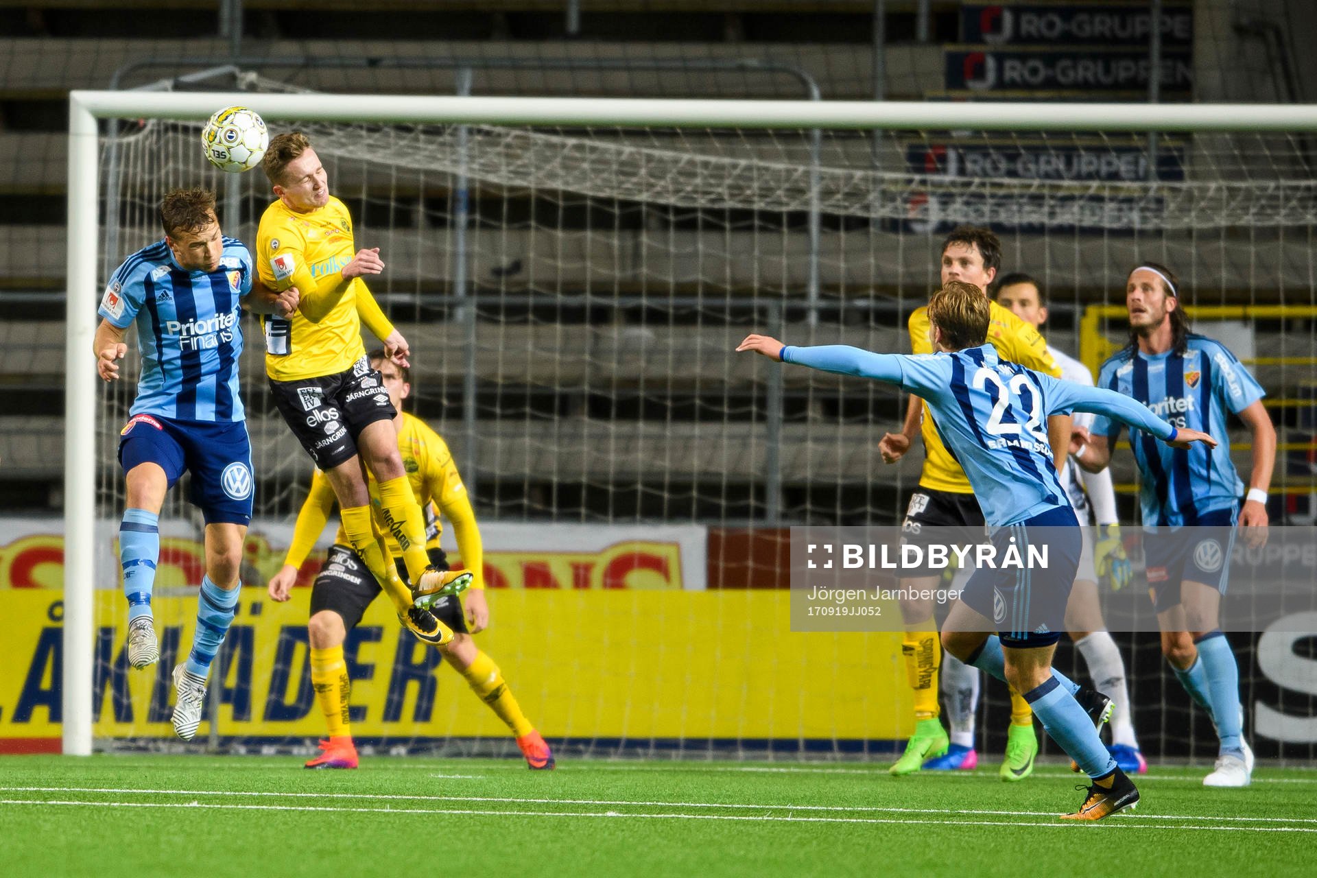 Djurgårdens Jesper Karlström och Elfsborgs Adam Lundqvist