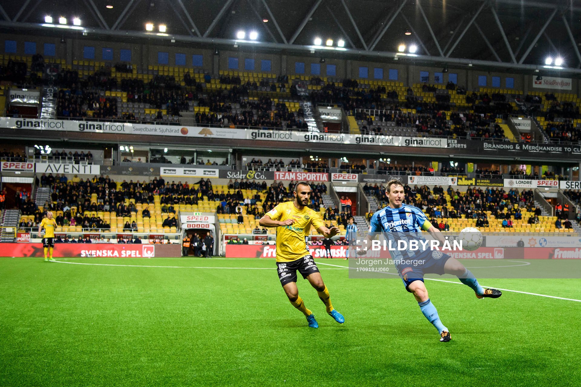 Djurgårdens Kim Källström och Elfsborgs Issam Jebali