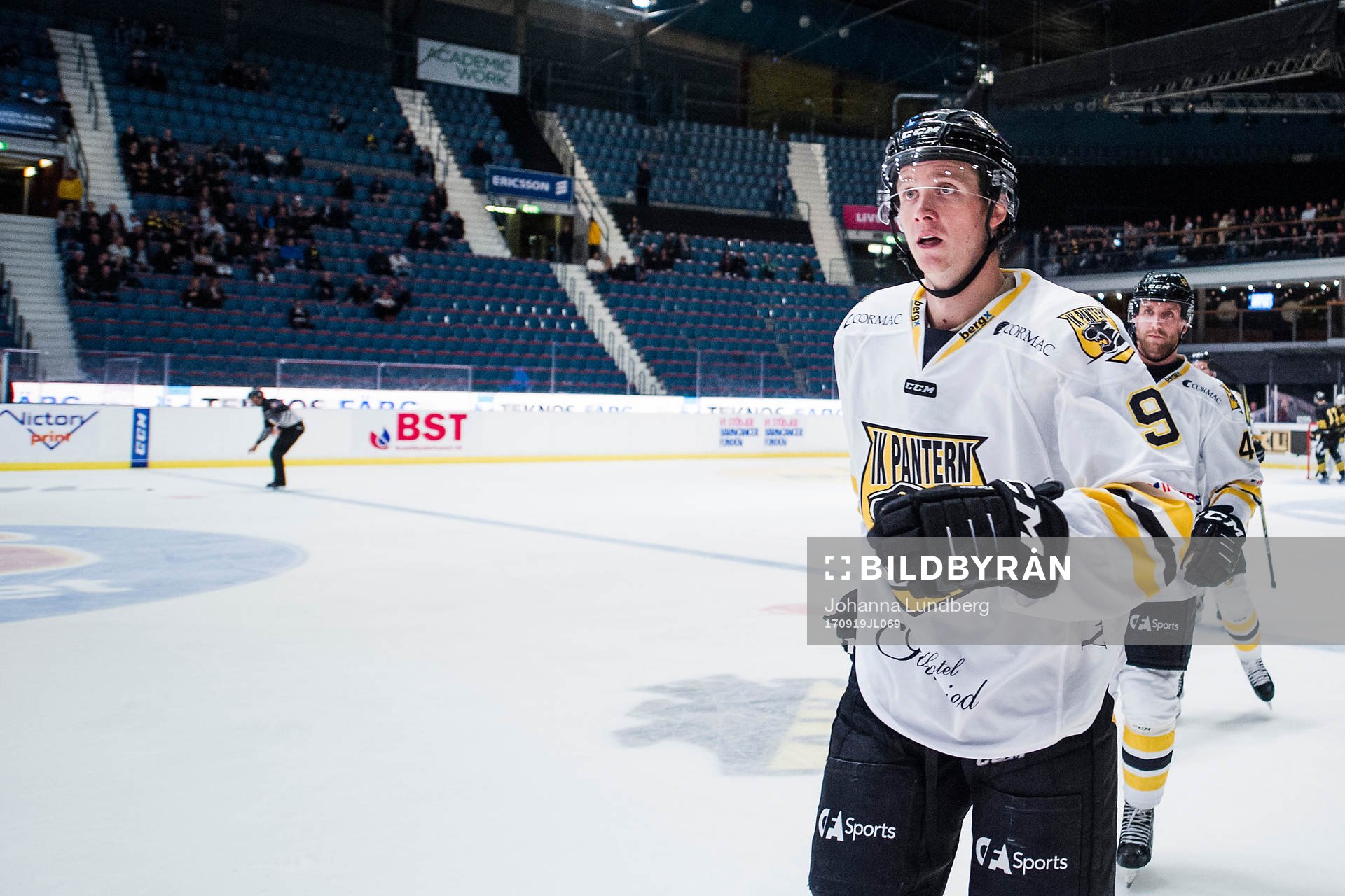 Panterns Kim Johansson jublar