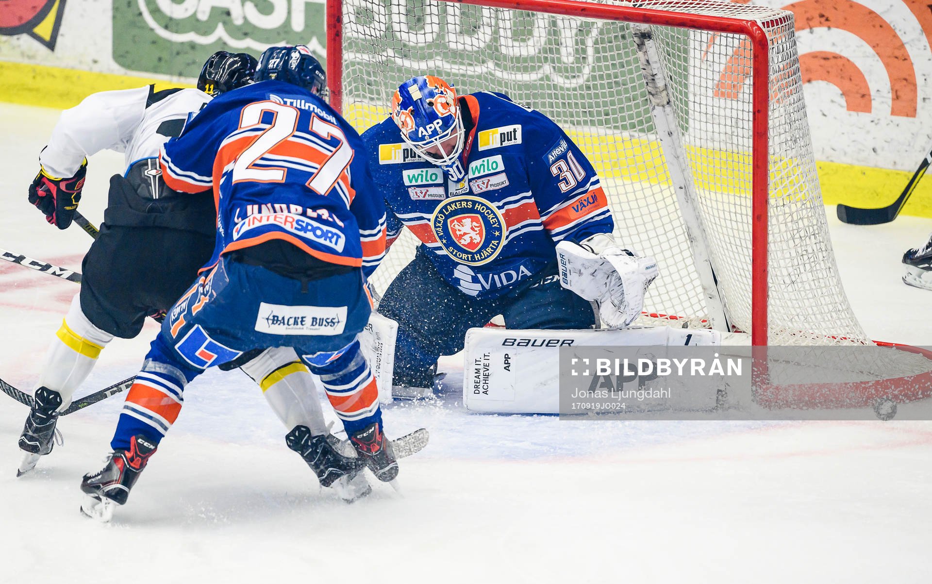 Växjös målvakt Viktor Fasth