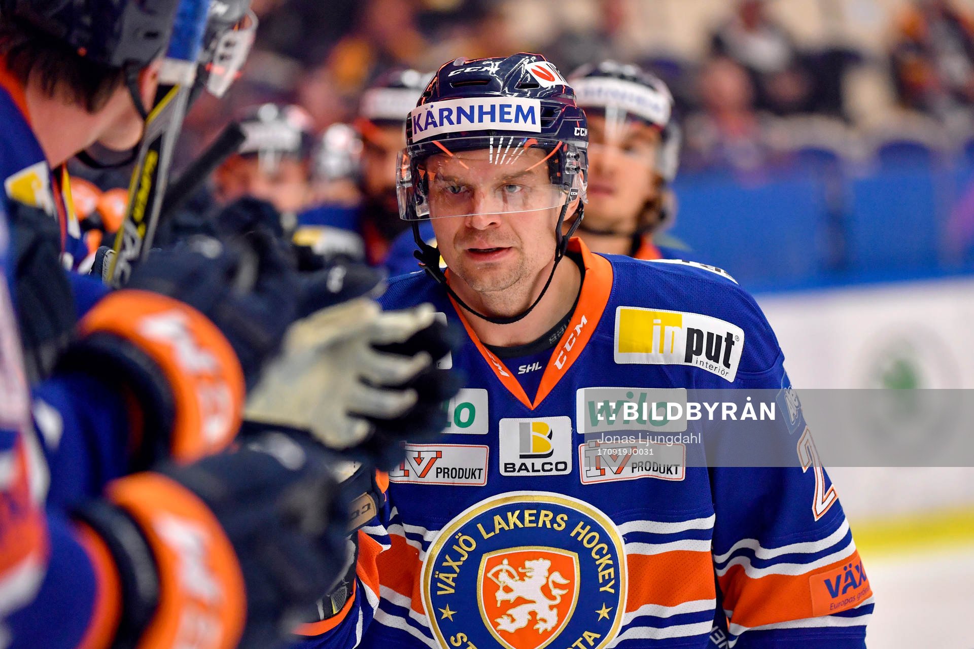 Växjös Janne Pesonen jublar