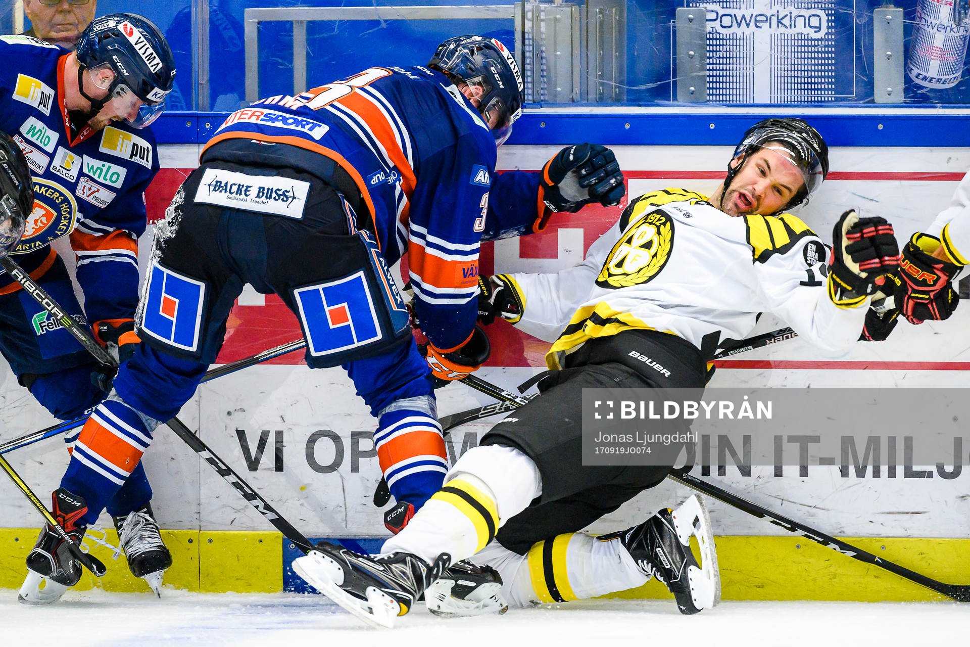 Brynäs Johan Alcén faller