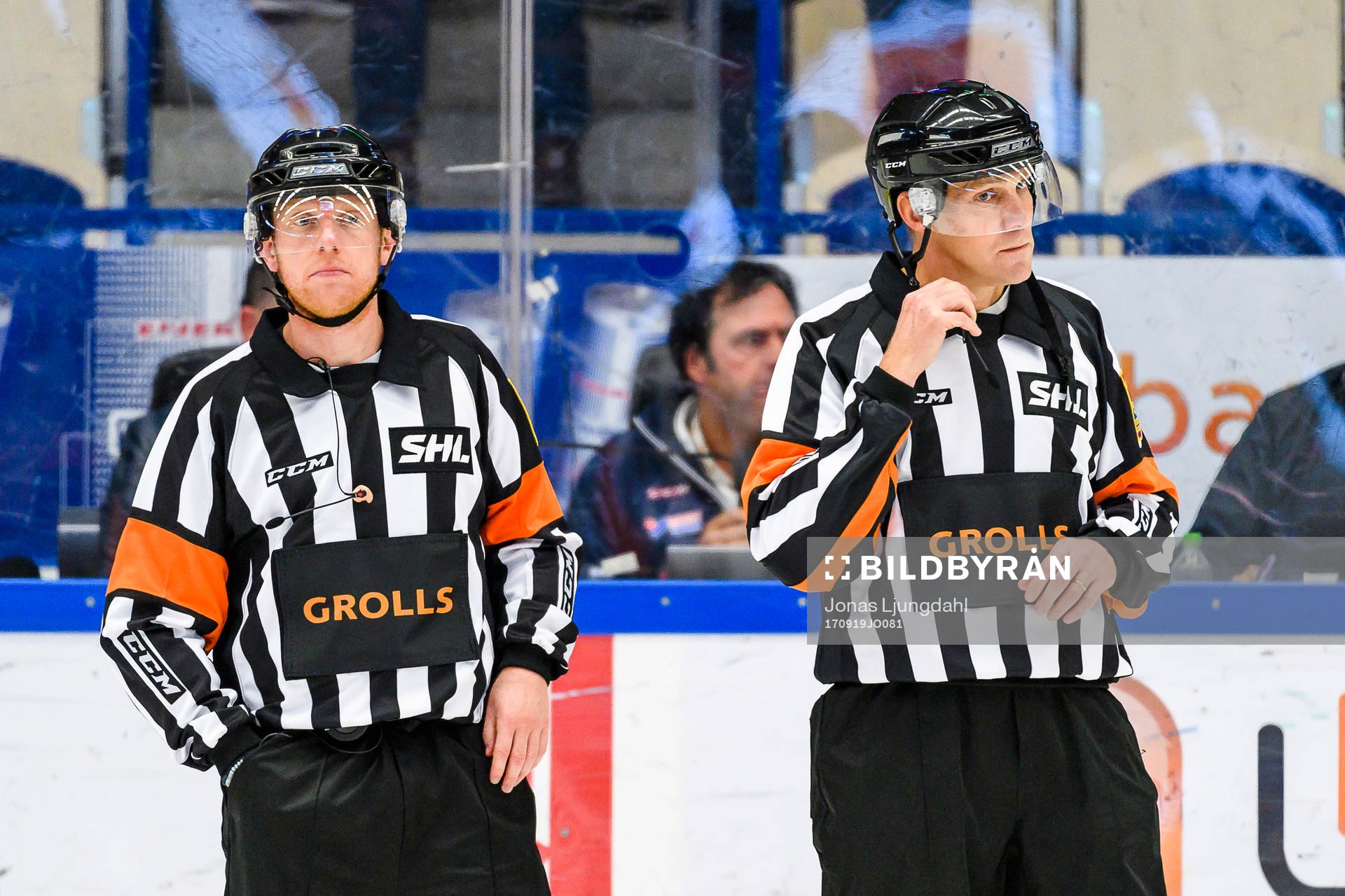 Domare Mikael Holm och Morgan Johansson