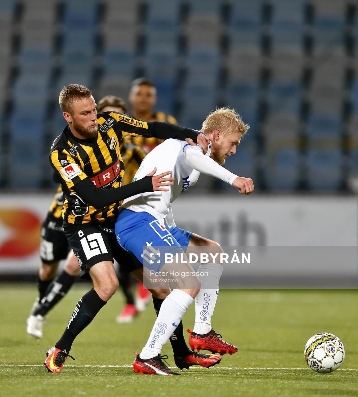 Häckens Alexander Faltsetas och Norrköpings Kalle Holmberg