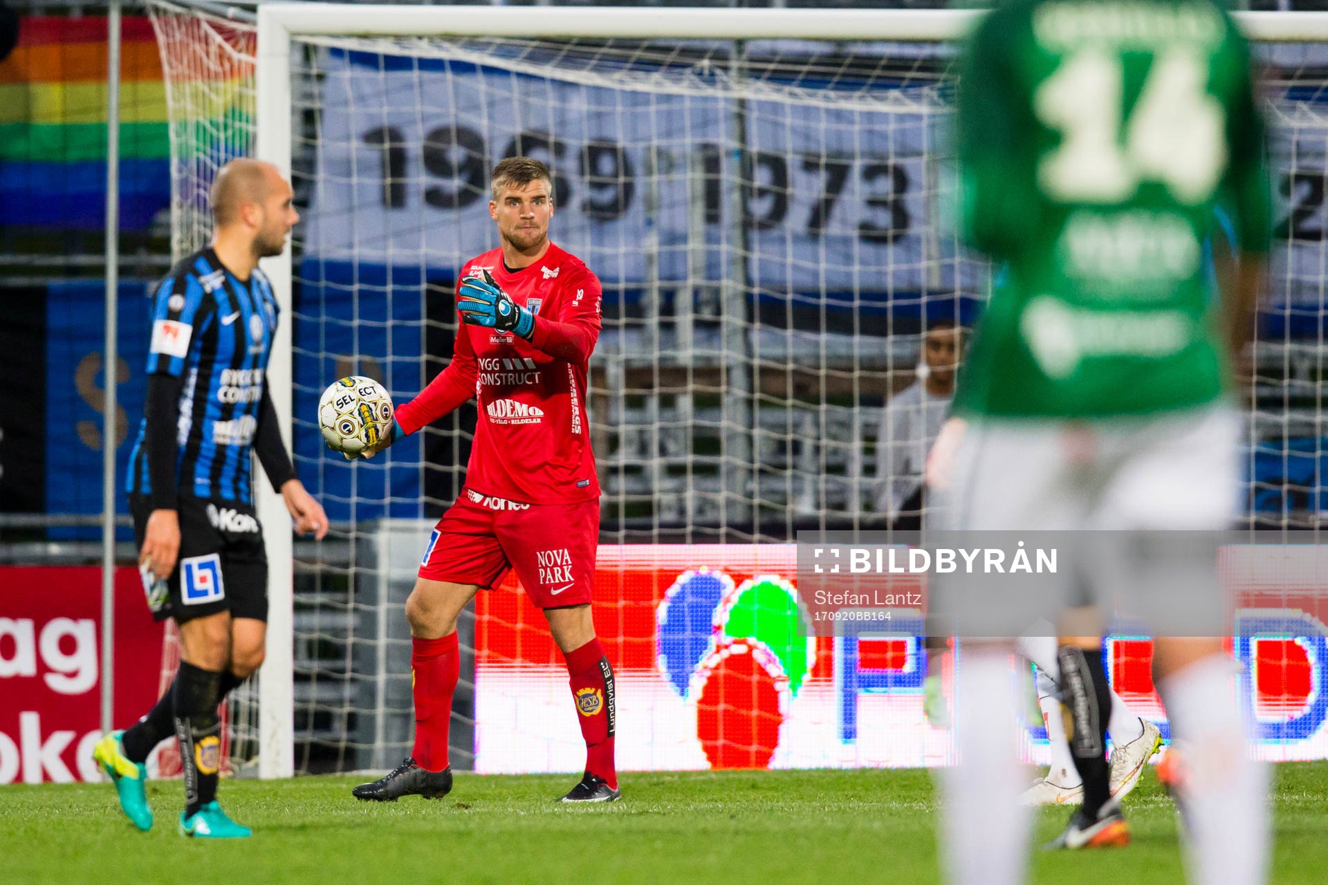 Sirius målvakt Lukas Jonsson