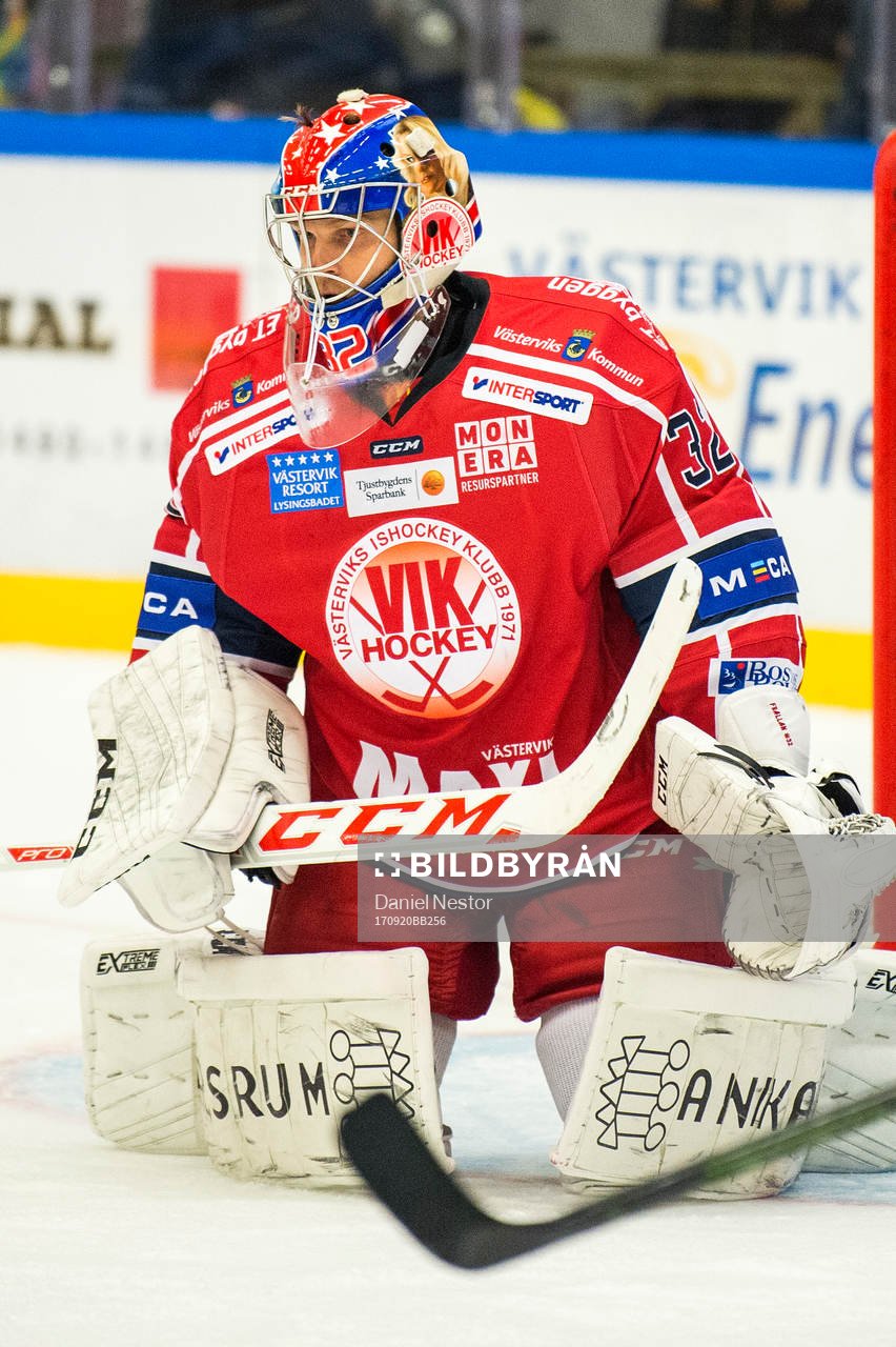 Västerviks målvakt Jonas Fransson