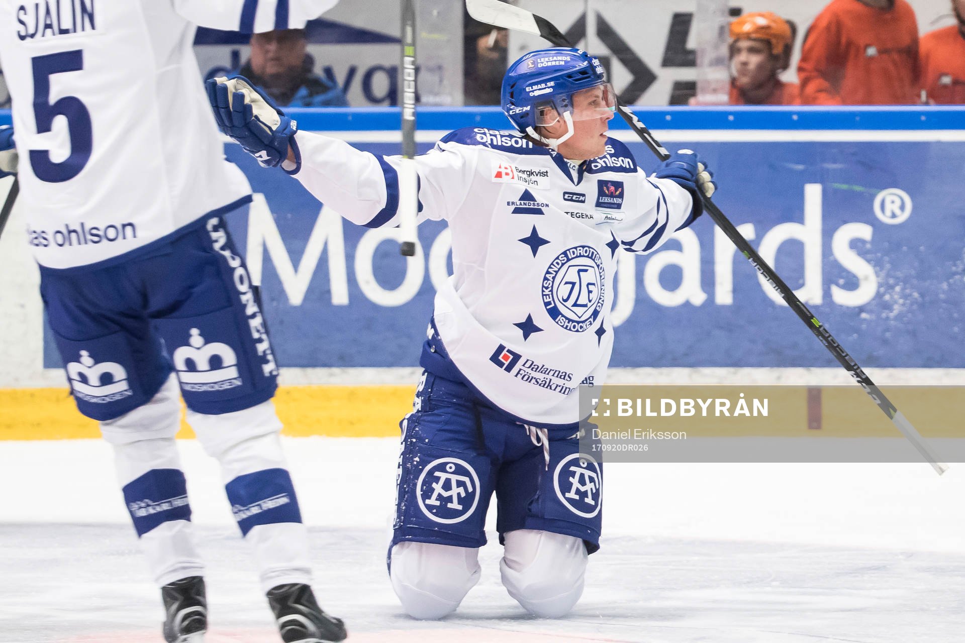 Leksands David Åslin jublar