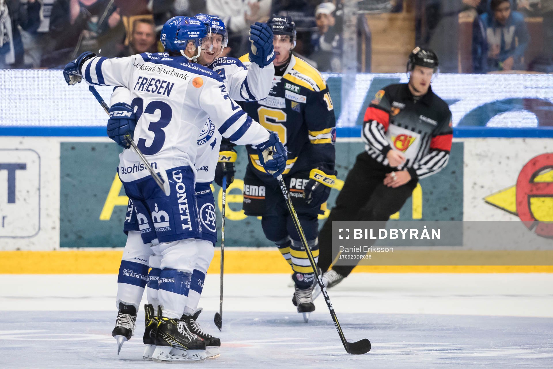 Leksands Alex Friesen jublar