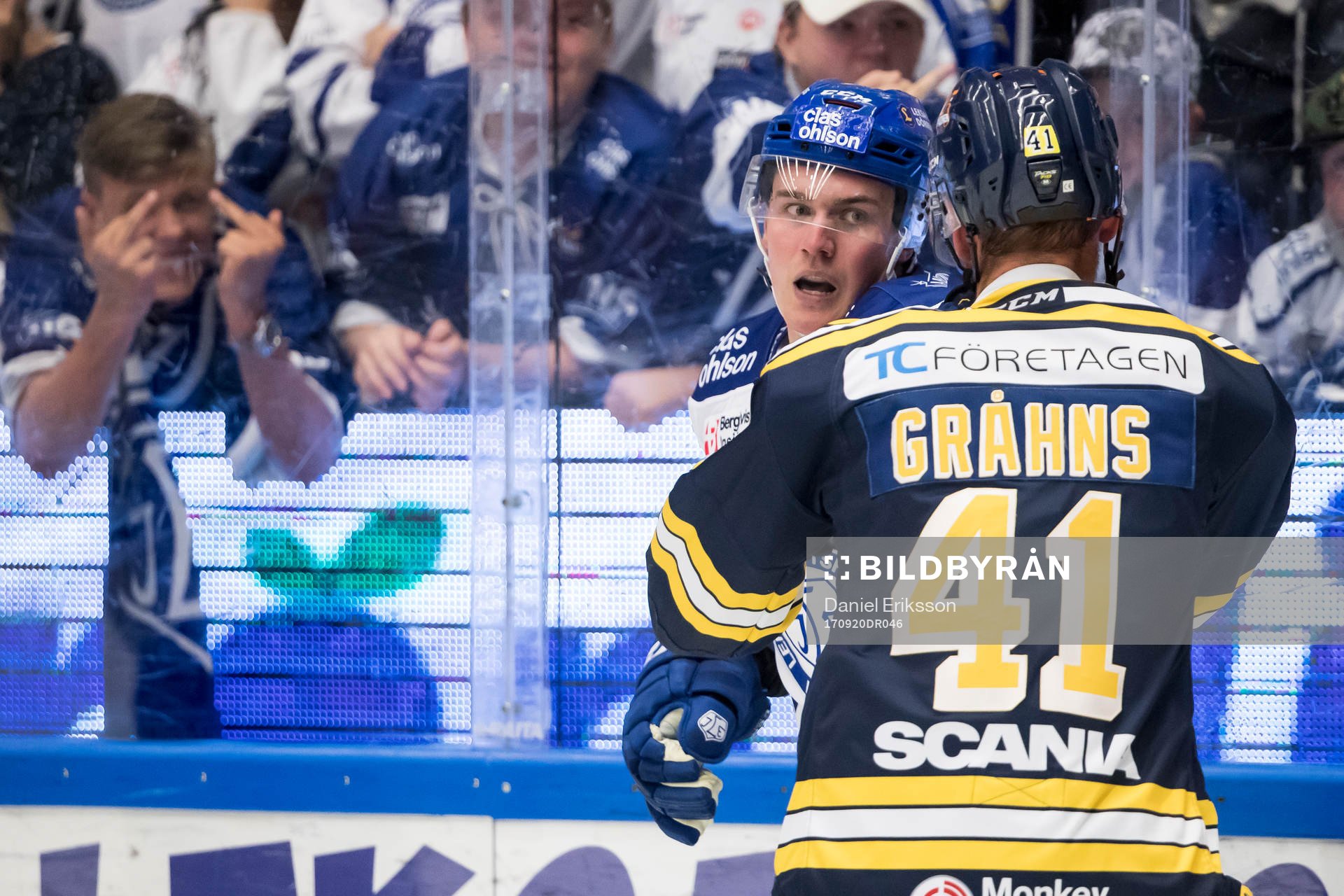Leksands Martin Grönberg i fight med Södertäljes Stefan