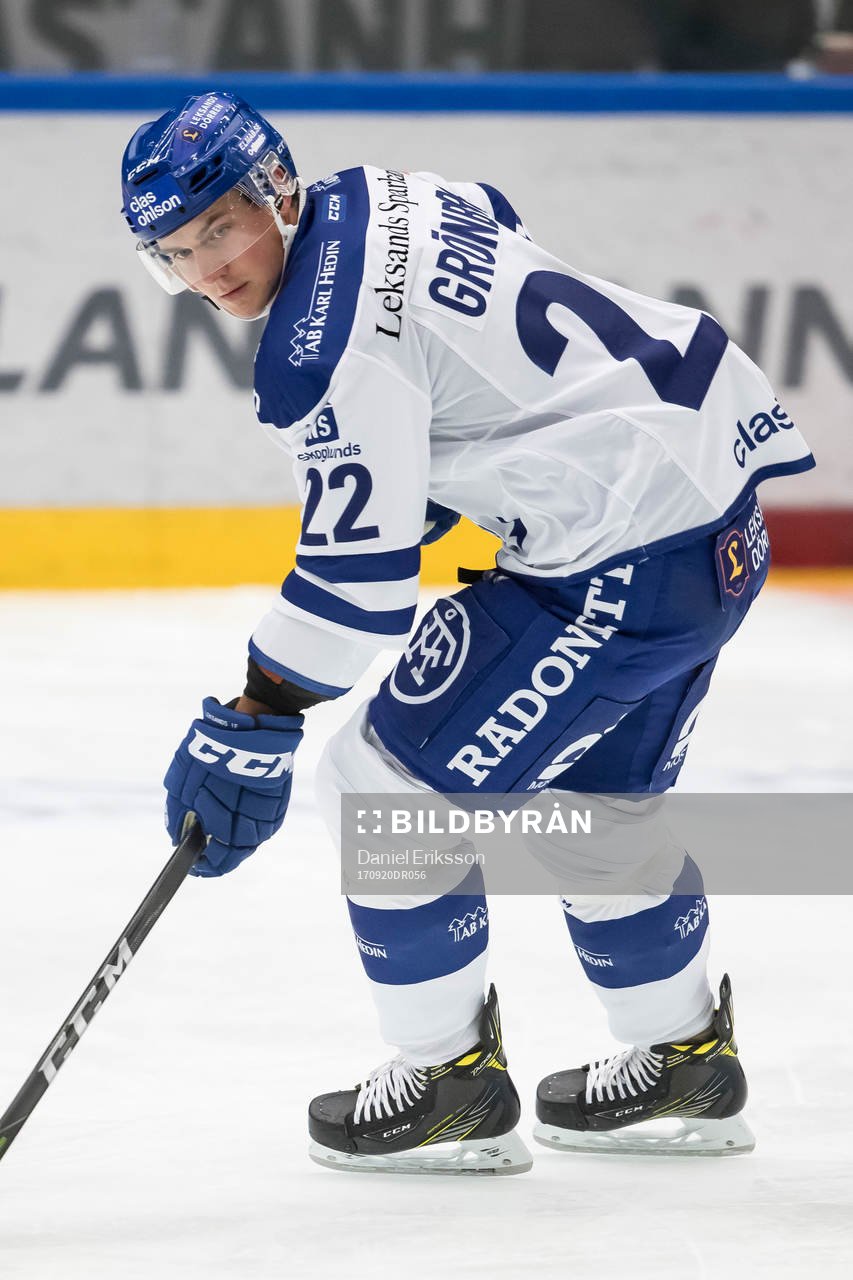 Leksands Martin Grönberg  i ishockeymatchen i