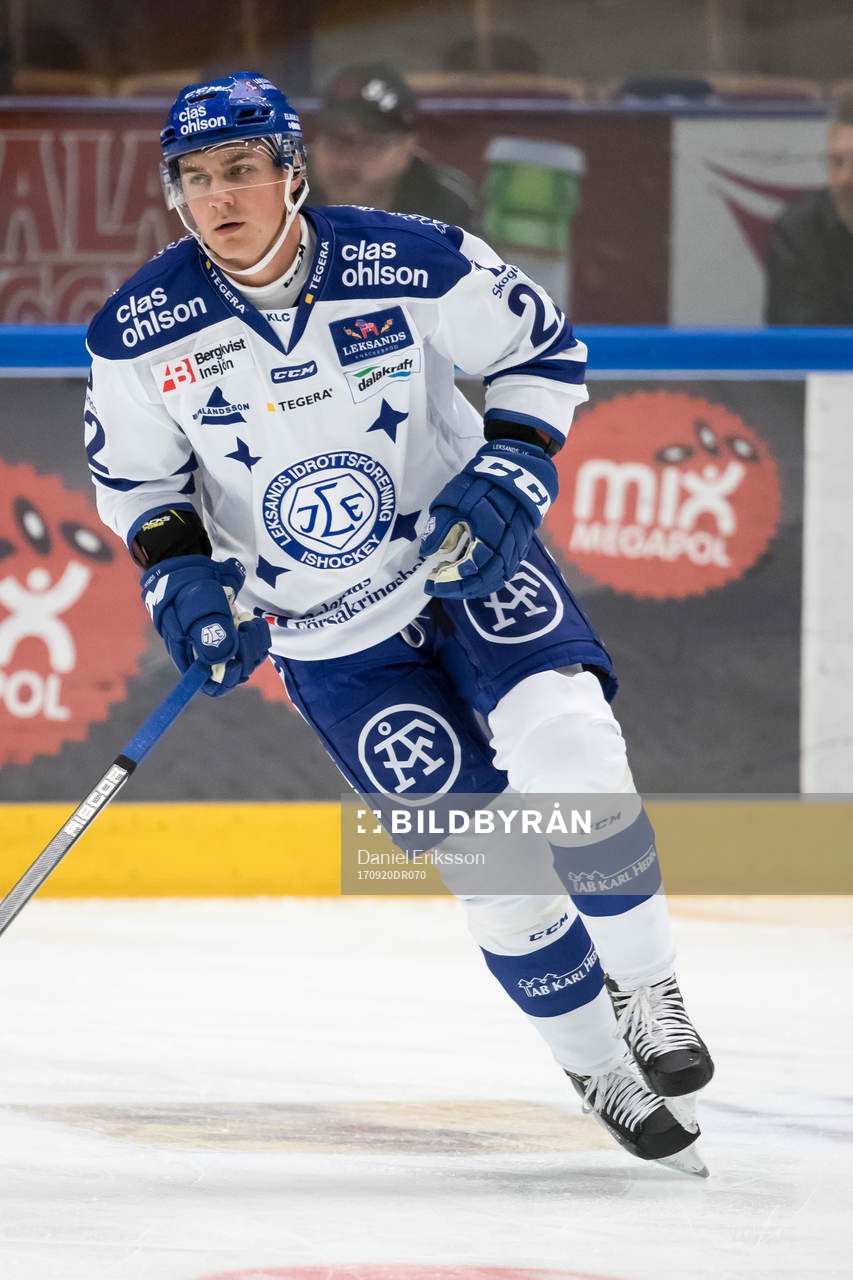 Leksands Martin Grönberg  i ishockeymatchen i