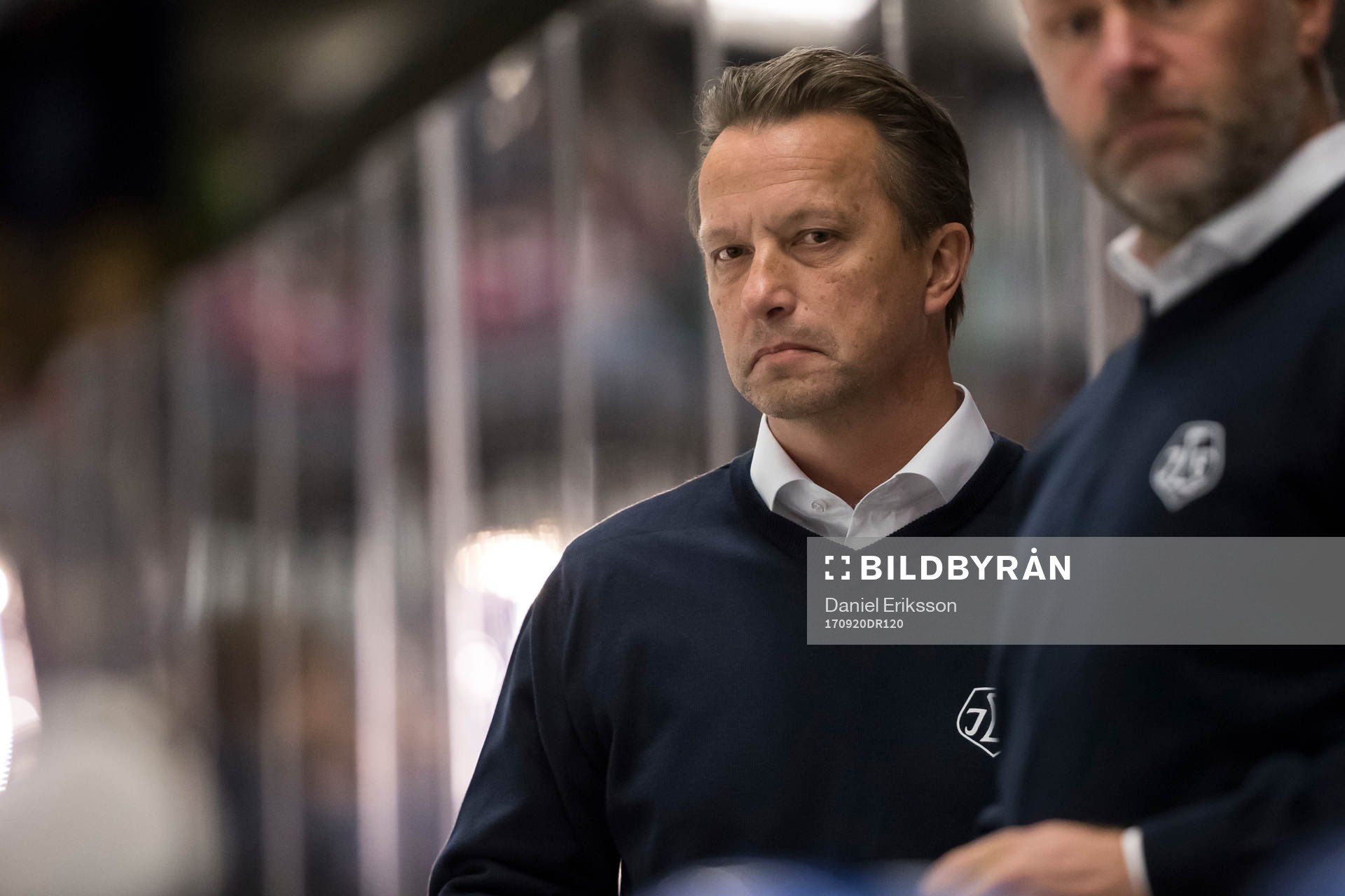 Leksands assisterande tränare Örjan Lindmark  i