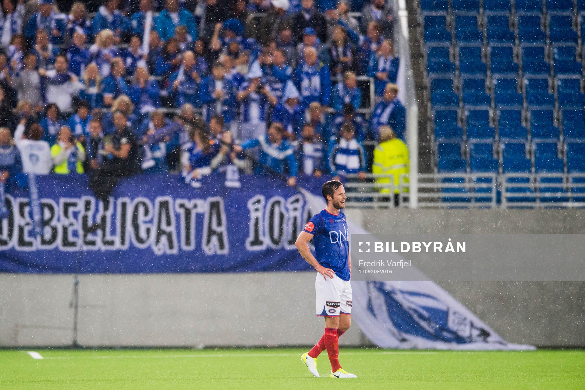Robert Mikael Lundström of Vålerenga looks dejected
