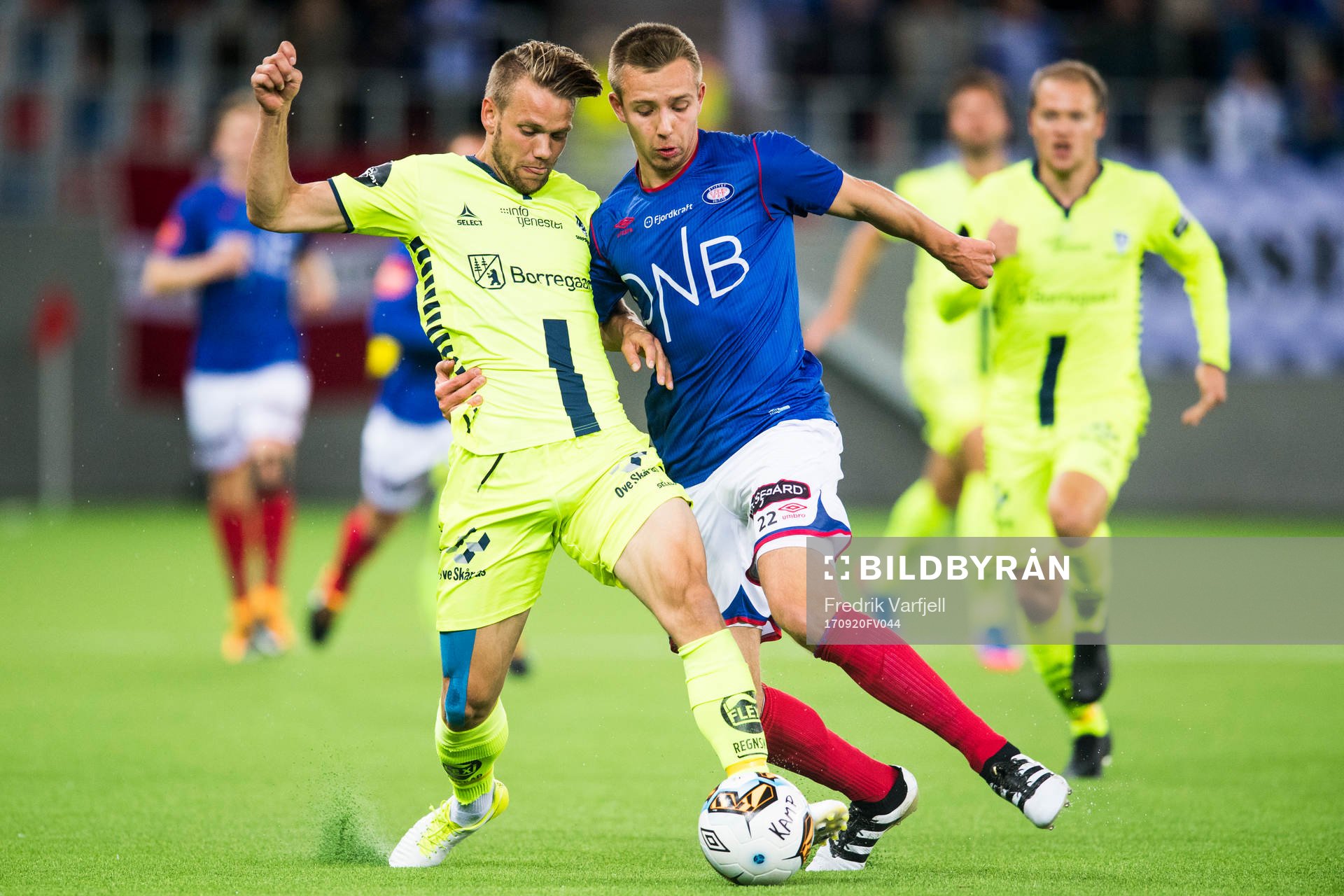 Ole Jørgen Halvorsen of Sarpsborg and Ivan Tarek Fjellstad