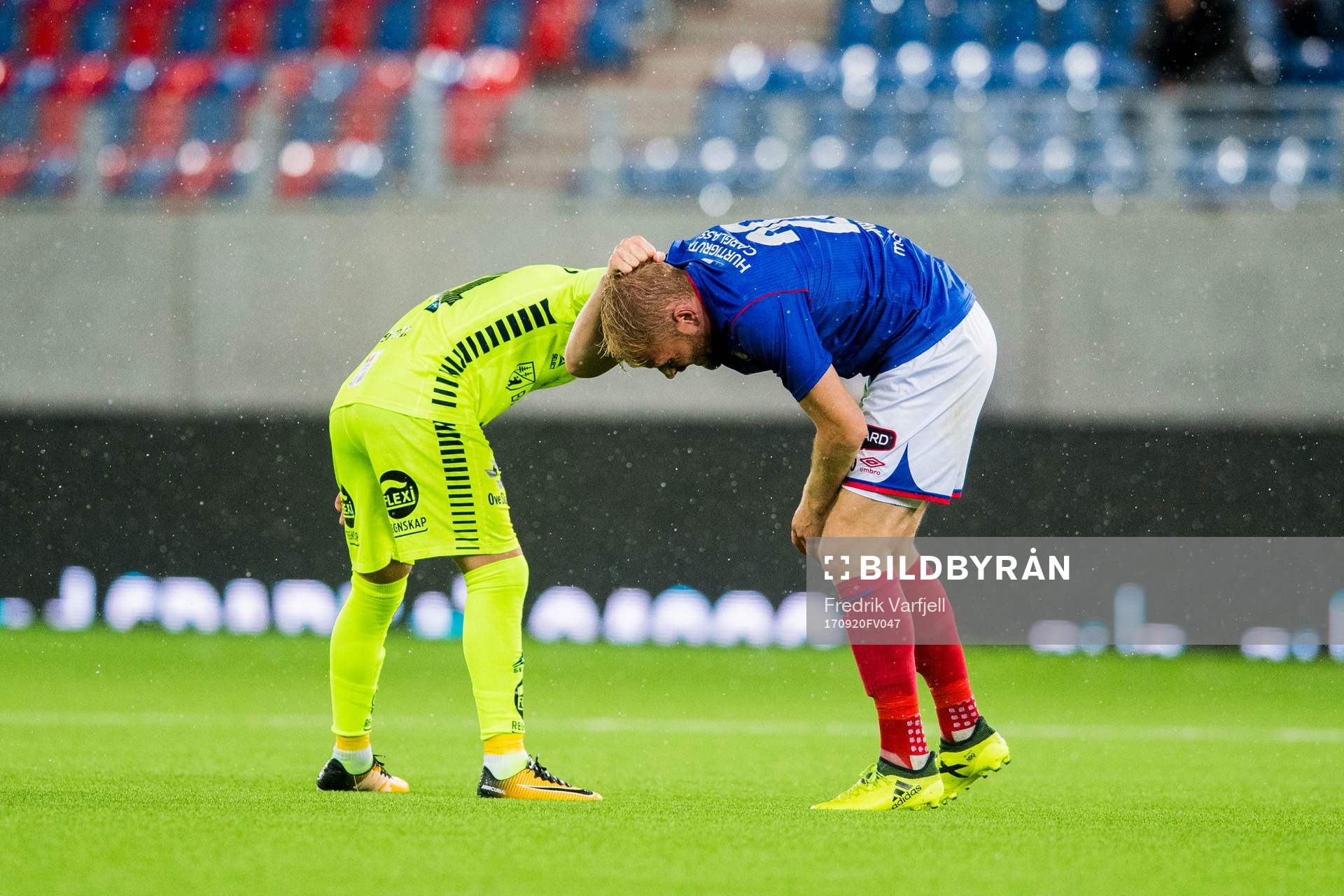 Tobias Heintz of Sarpsborg and Henrik Kjelsrud Johansen of