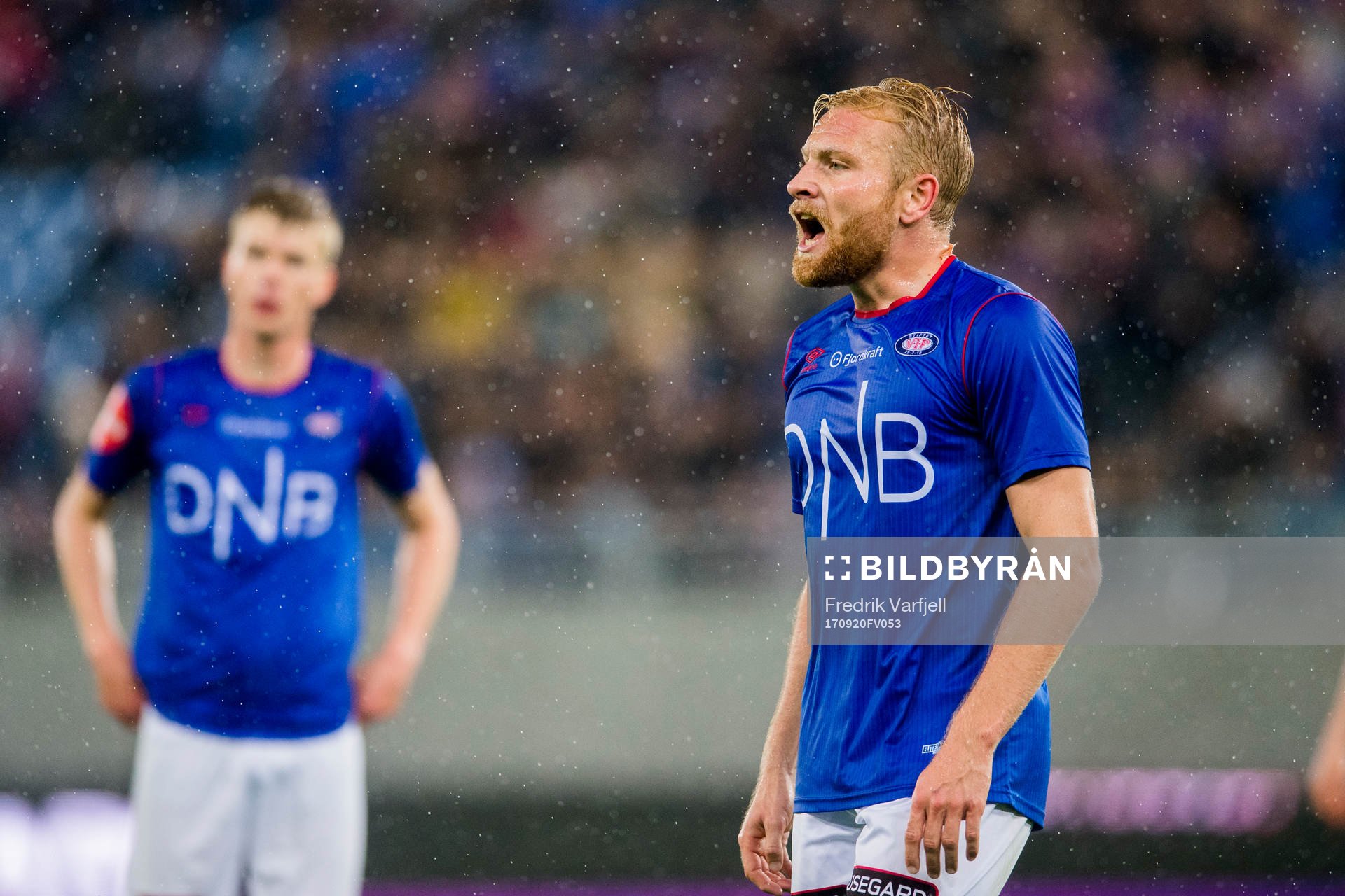 Henrik Kjelsrud Johansen of Vålerenga reacts