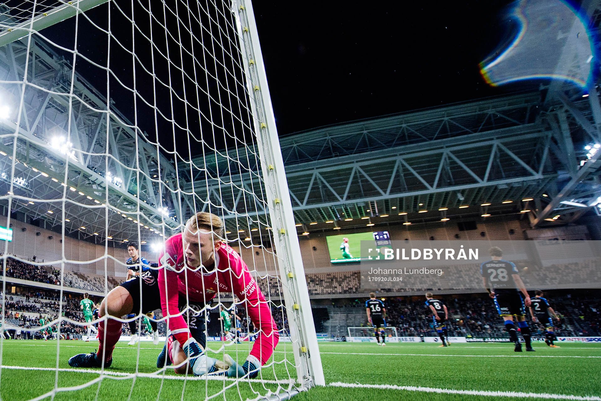 IFK Göteborgs målvakt Pontus Dahlberg deppar