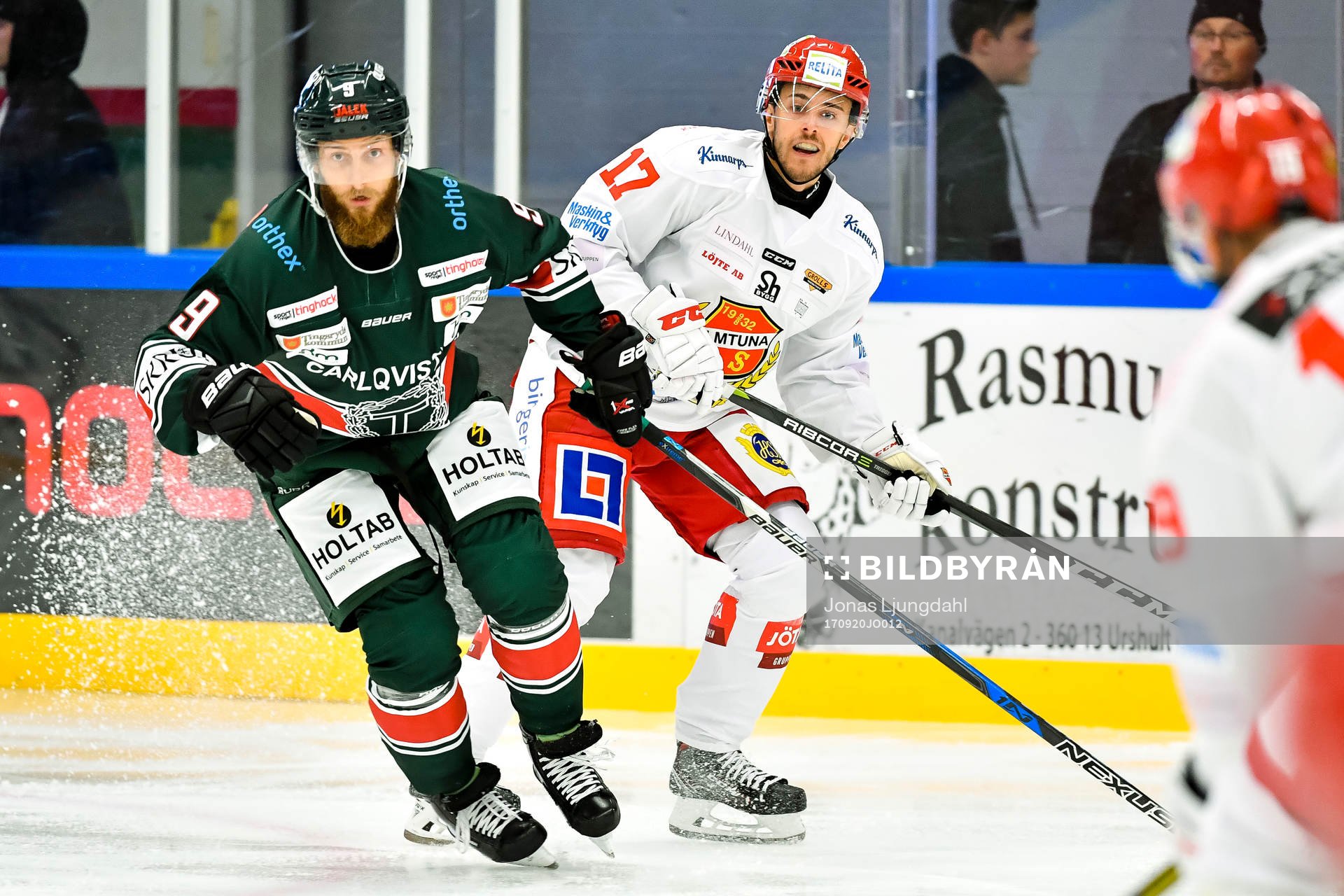 Tingsryds Måns Hermansson och Almtunas Oscar Milton