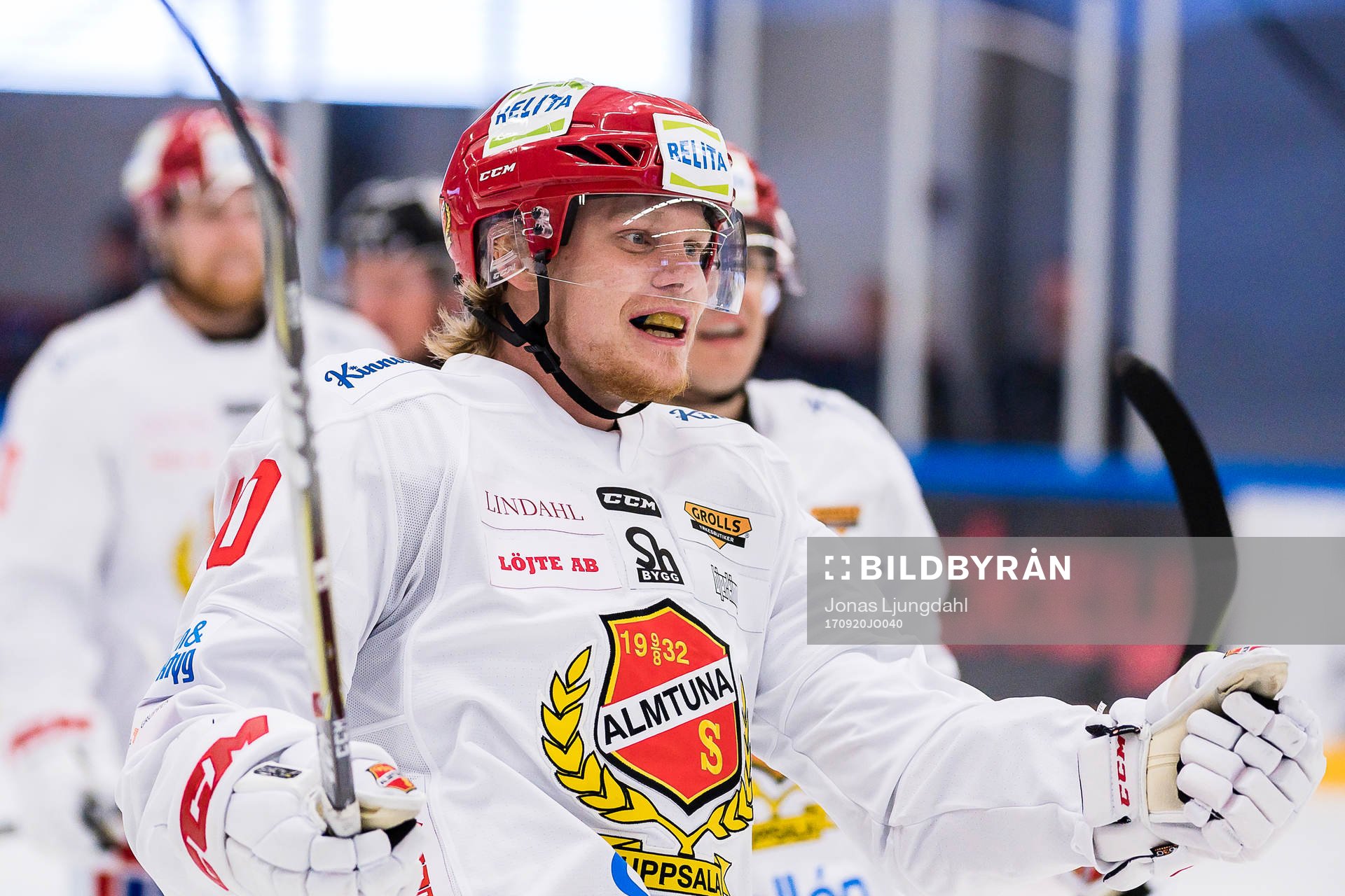 Almtunas Ludvig Nilsson jublar