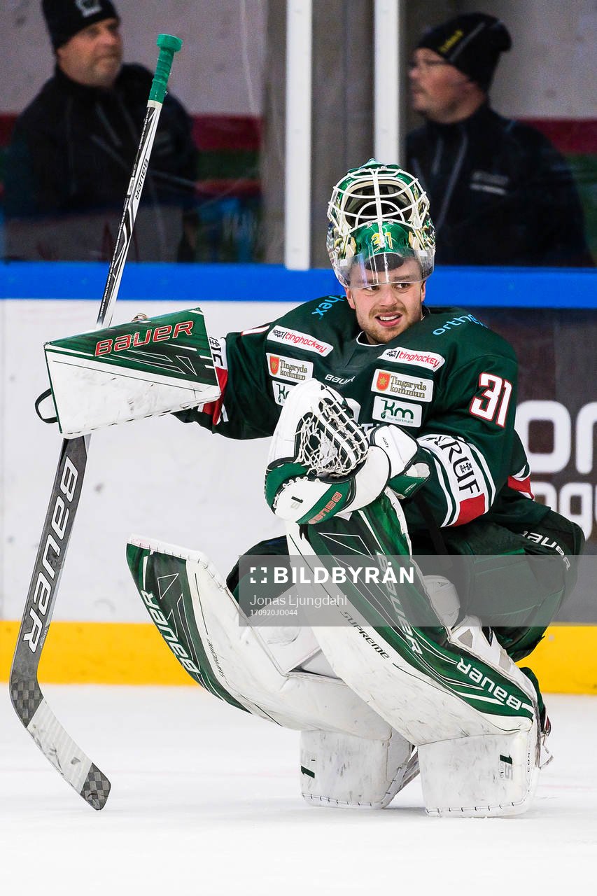 Tingsryds målvakt Niklas Rubin