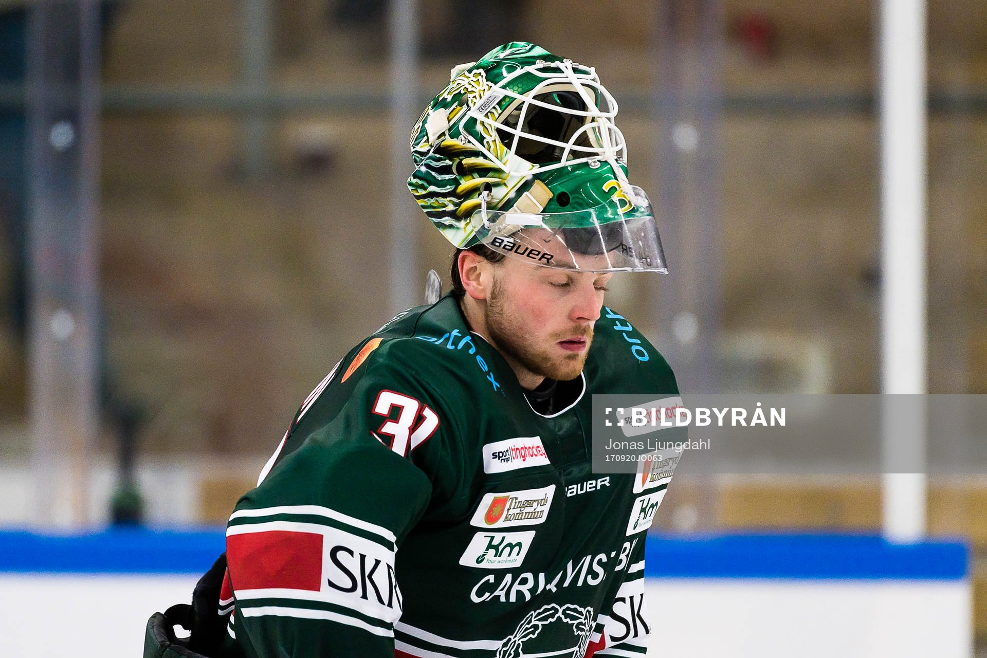 Tingsryds målvakt Niklas Rubin deppar