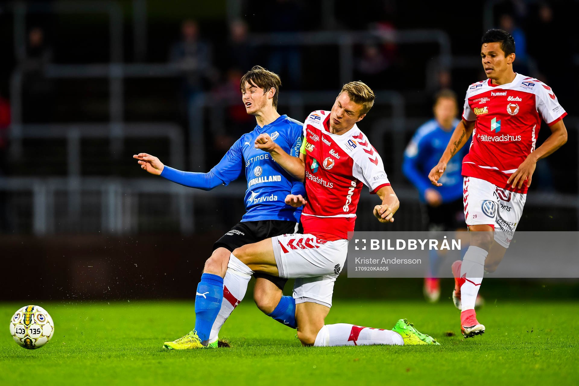 Kalmars Viktor Elm och Halmstads Jonathan Svedberg