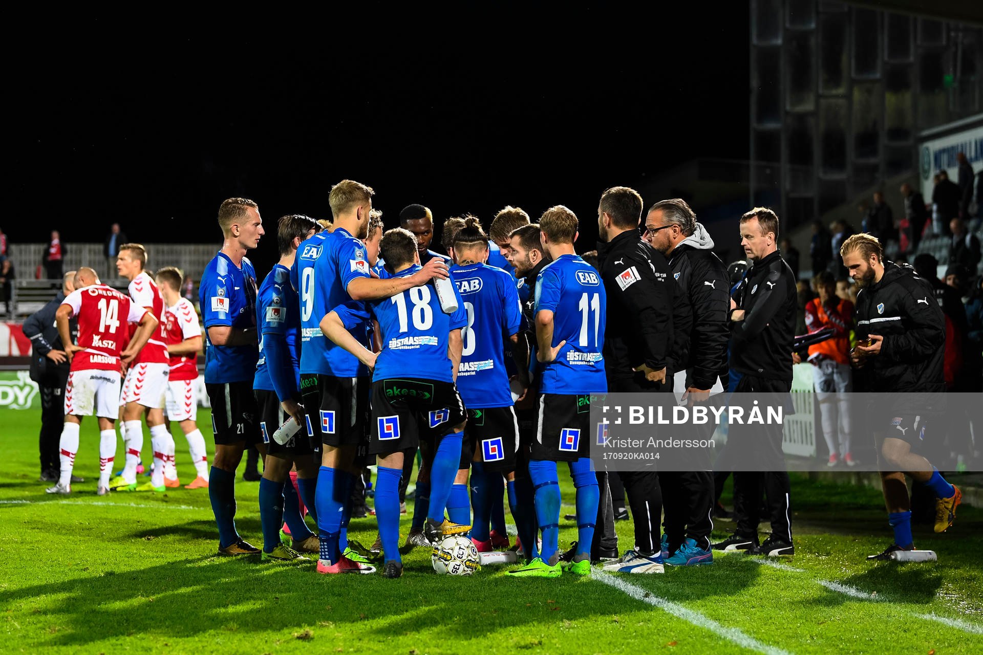 Halmstads spelare samlade