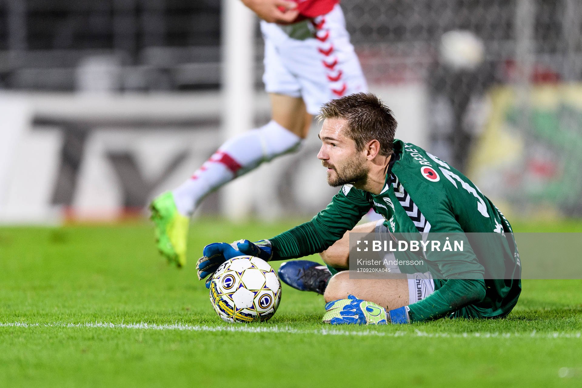 Kalmars målvakt Lucas Hägg-Johansson
