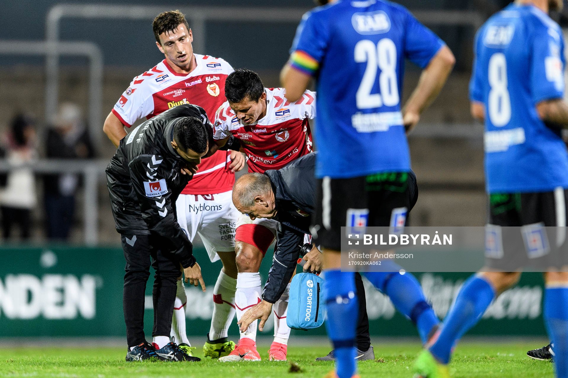 Kalmars Romário Pereira Sipião har gjort sig illa