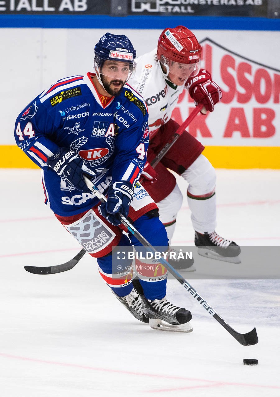 Oskarshamns Kevin Marshall och Modos Oskar Stål Lyrenäs