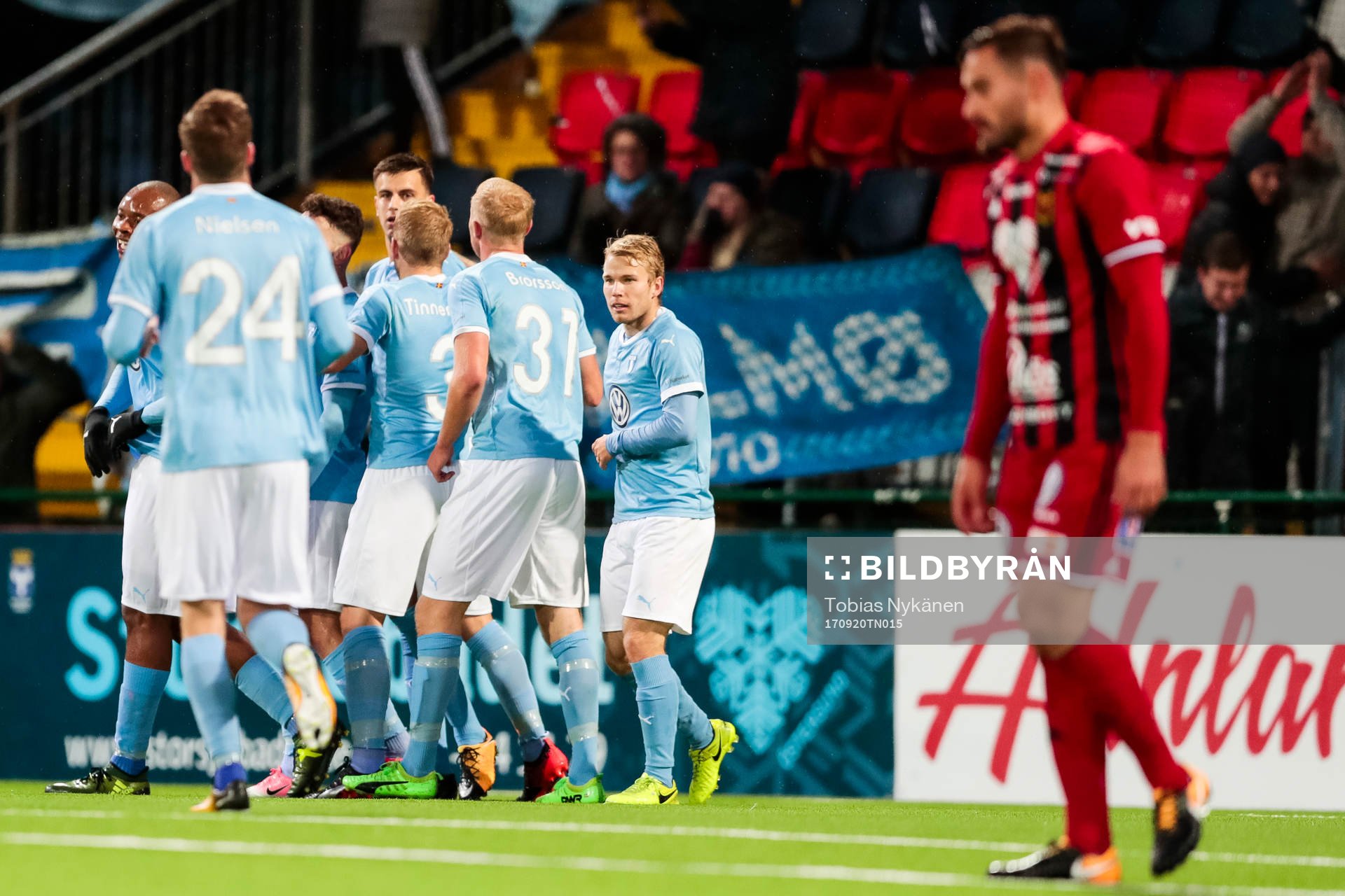Malmö FFs spelare jublar