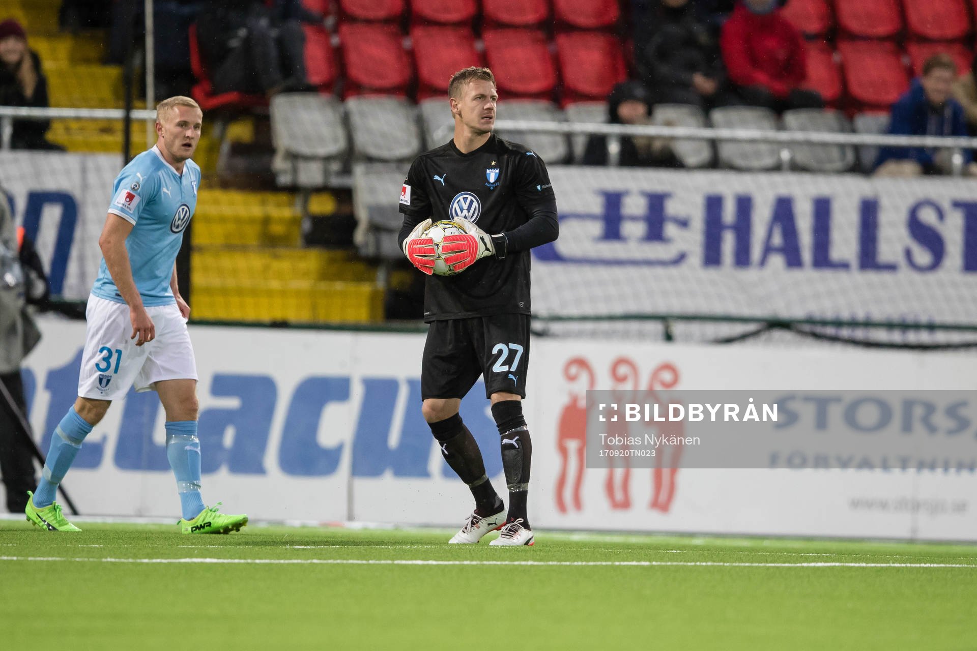 Malmö FFs målvakt Johan Dahlin