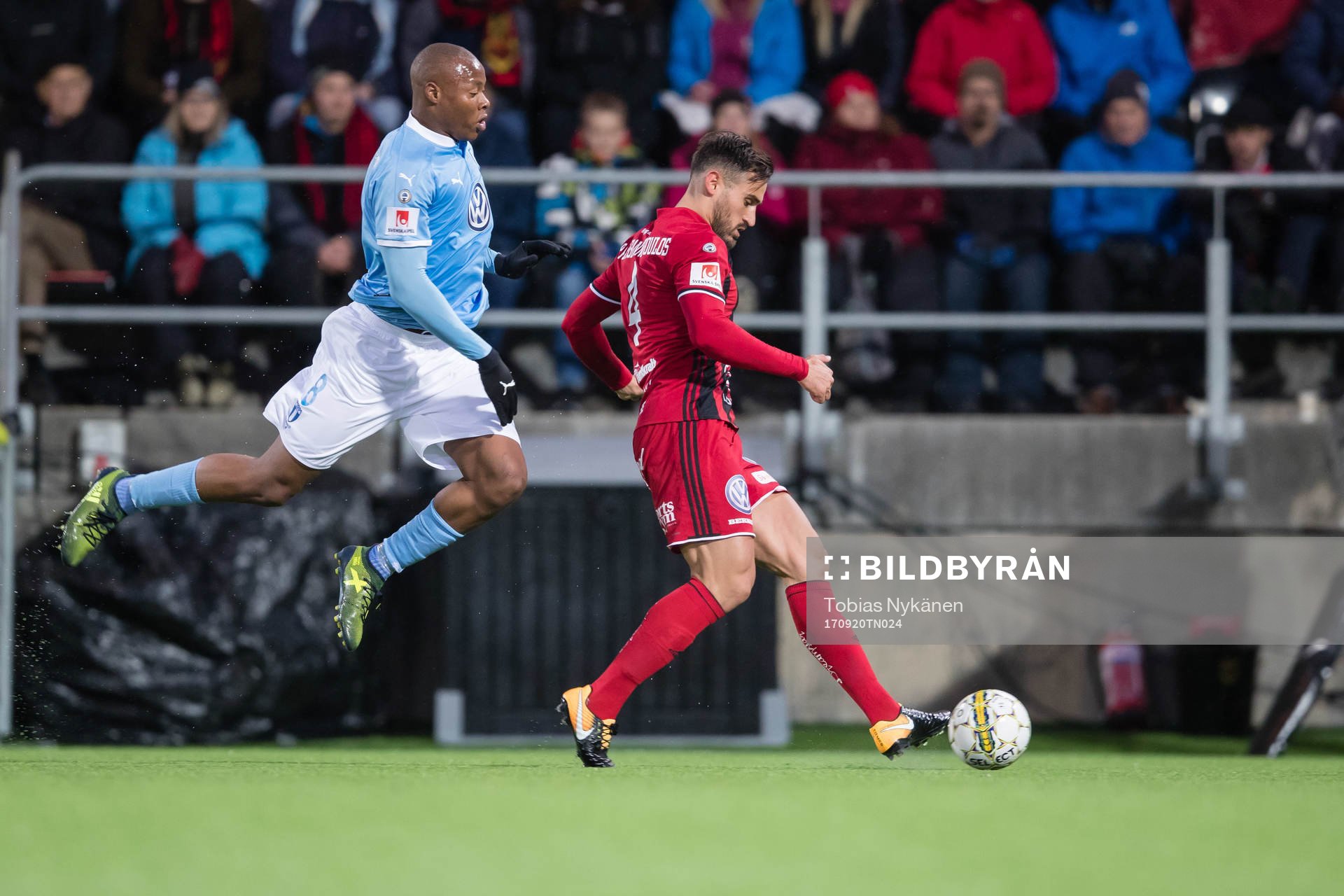 Östersunds Sotirios Papagiannopoulos mot Malmö FFs Carlos