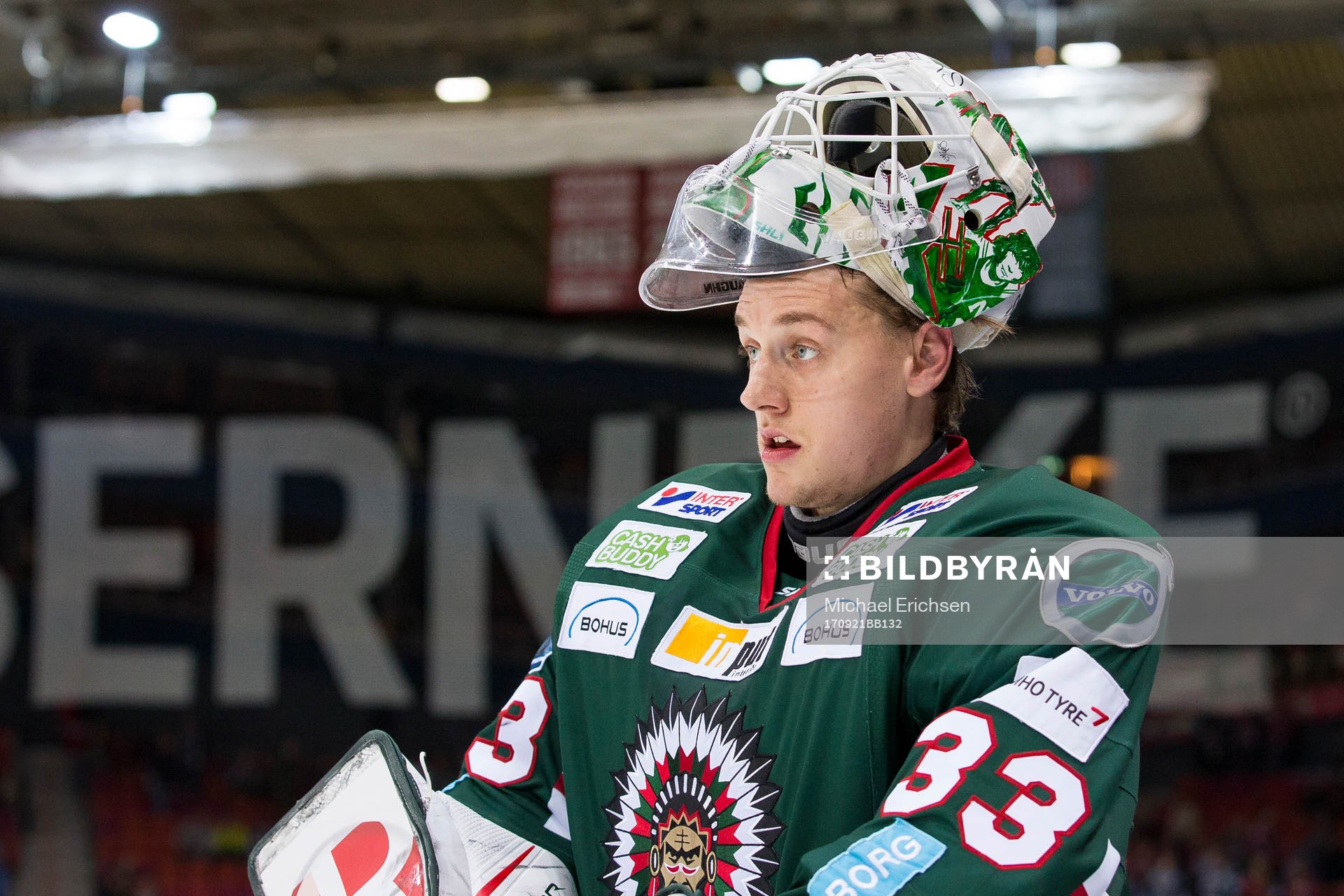 Frölundas målvakt Johan Mattsson