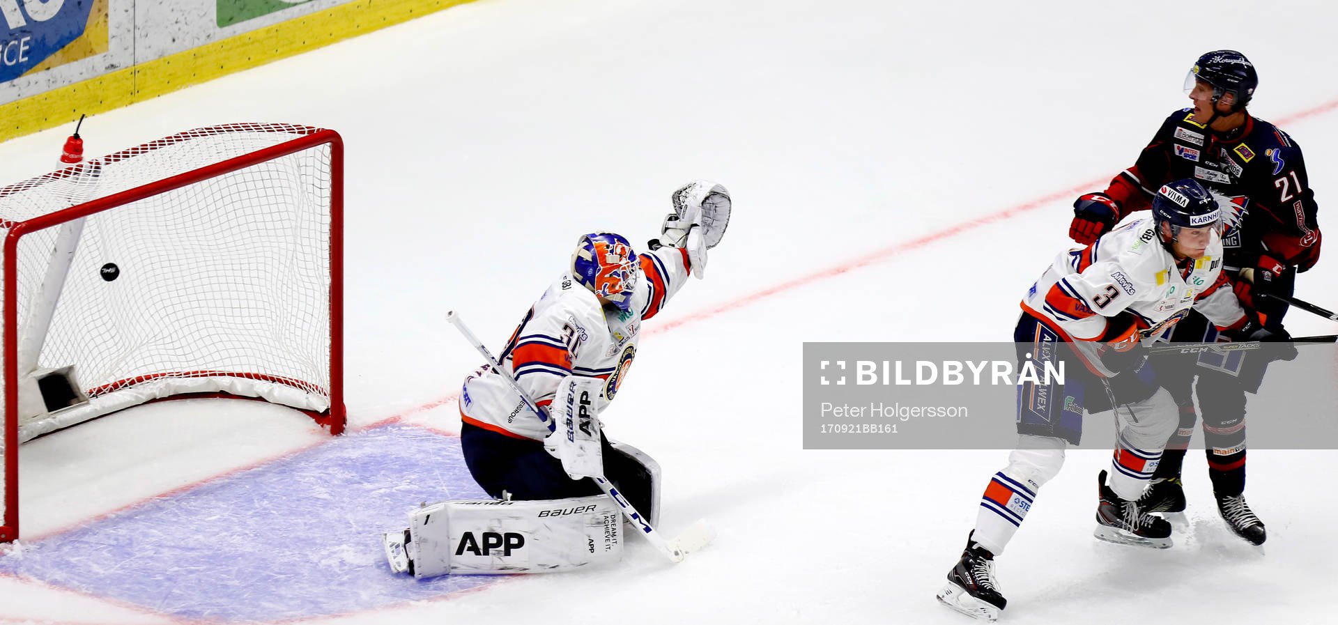 Linköpings Kristian Näkyvä gör 1-0 bakom Växjös
