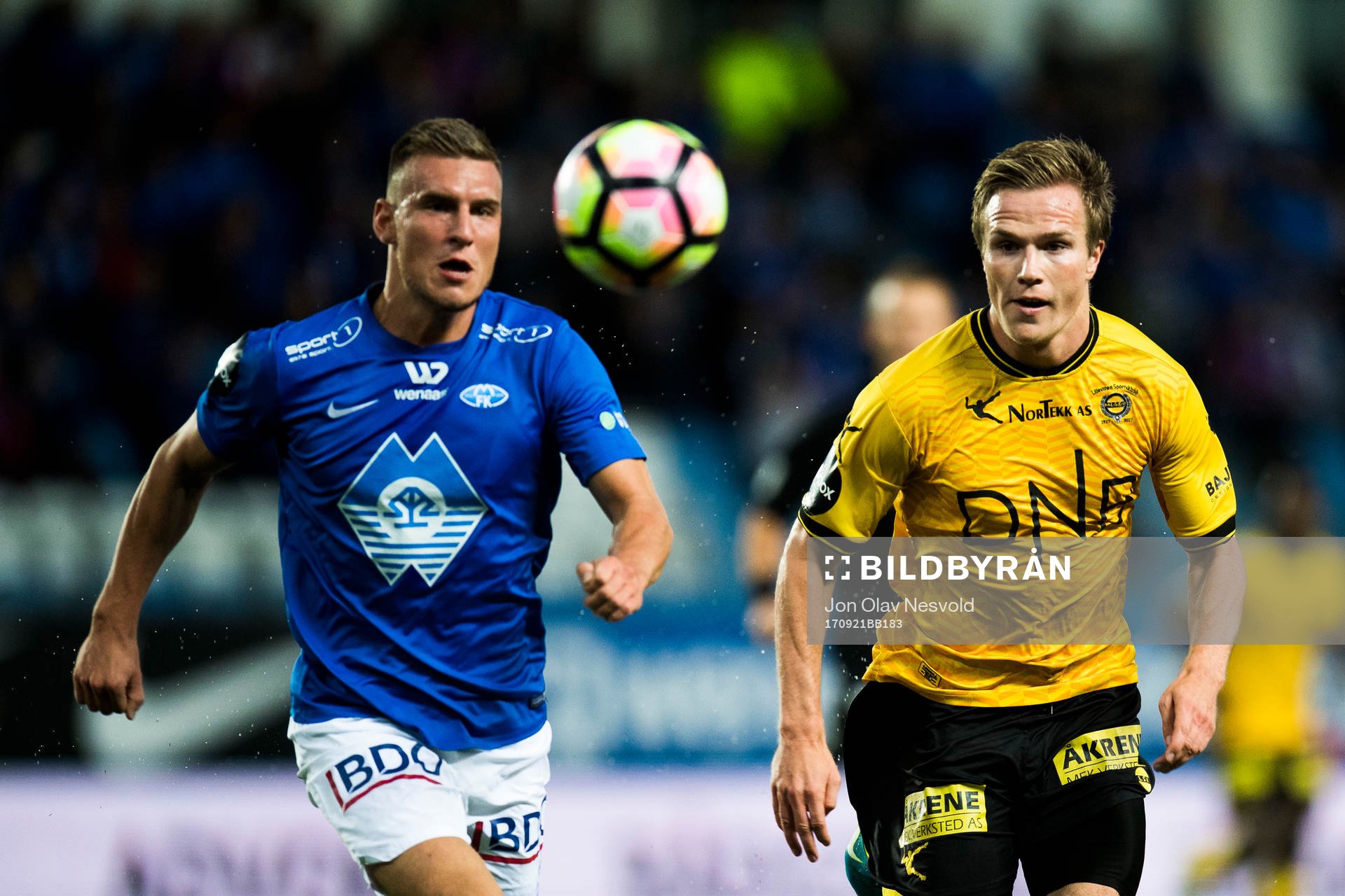 Christoffer Kongste Remmer of Molde and Simen Kind Mikalsen