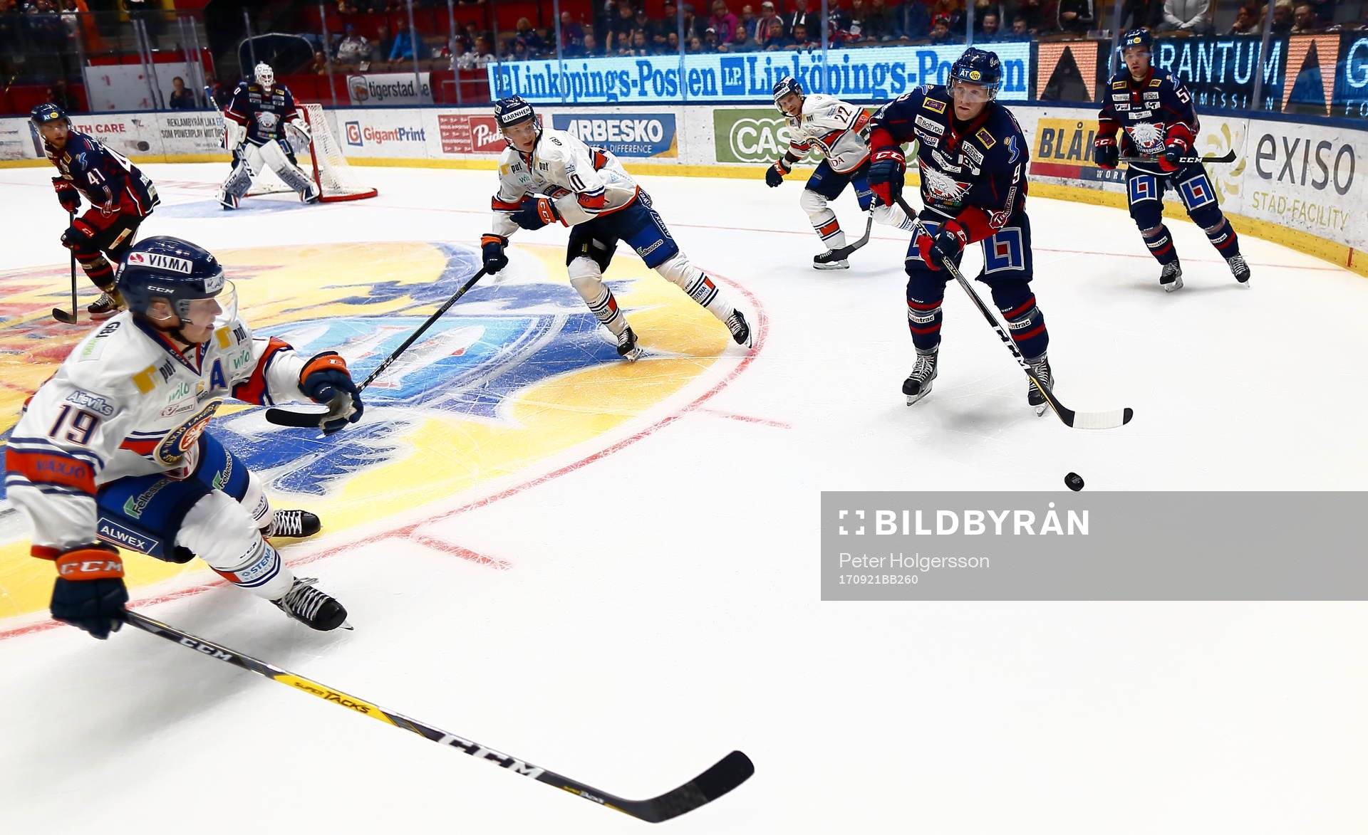 Växjös Tuomas Kiiskinen, Linköpings Tony Mårtensson