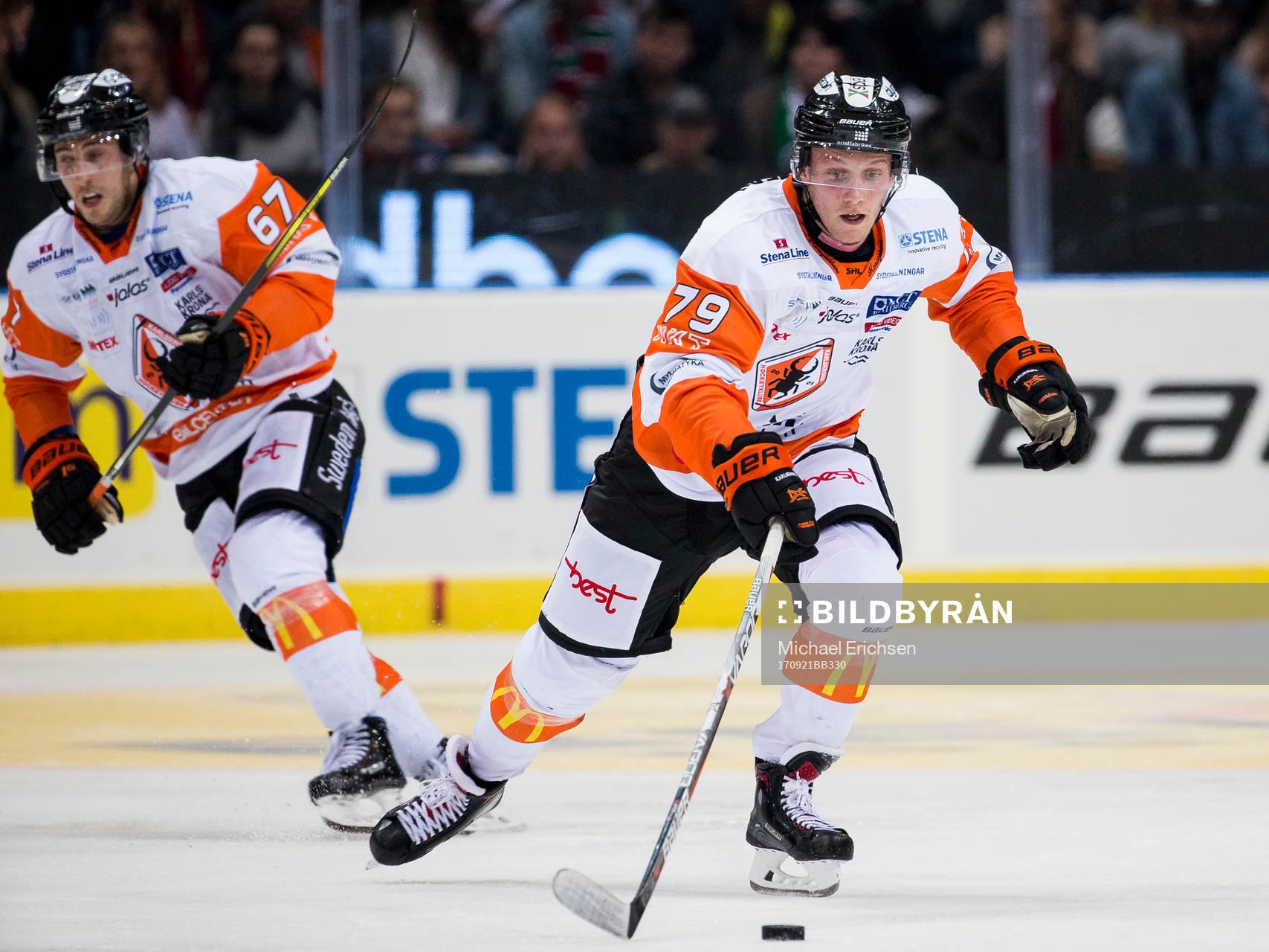 Karlskronas Konstantin Komarek och Emil Lundberg