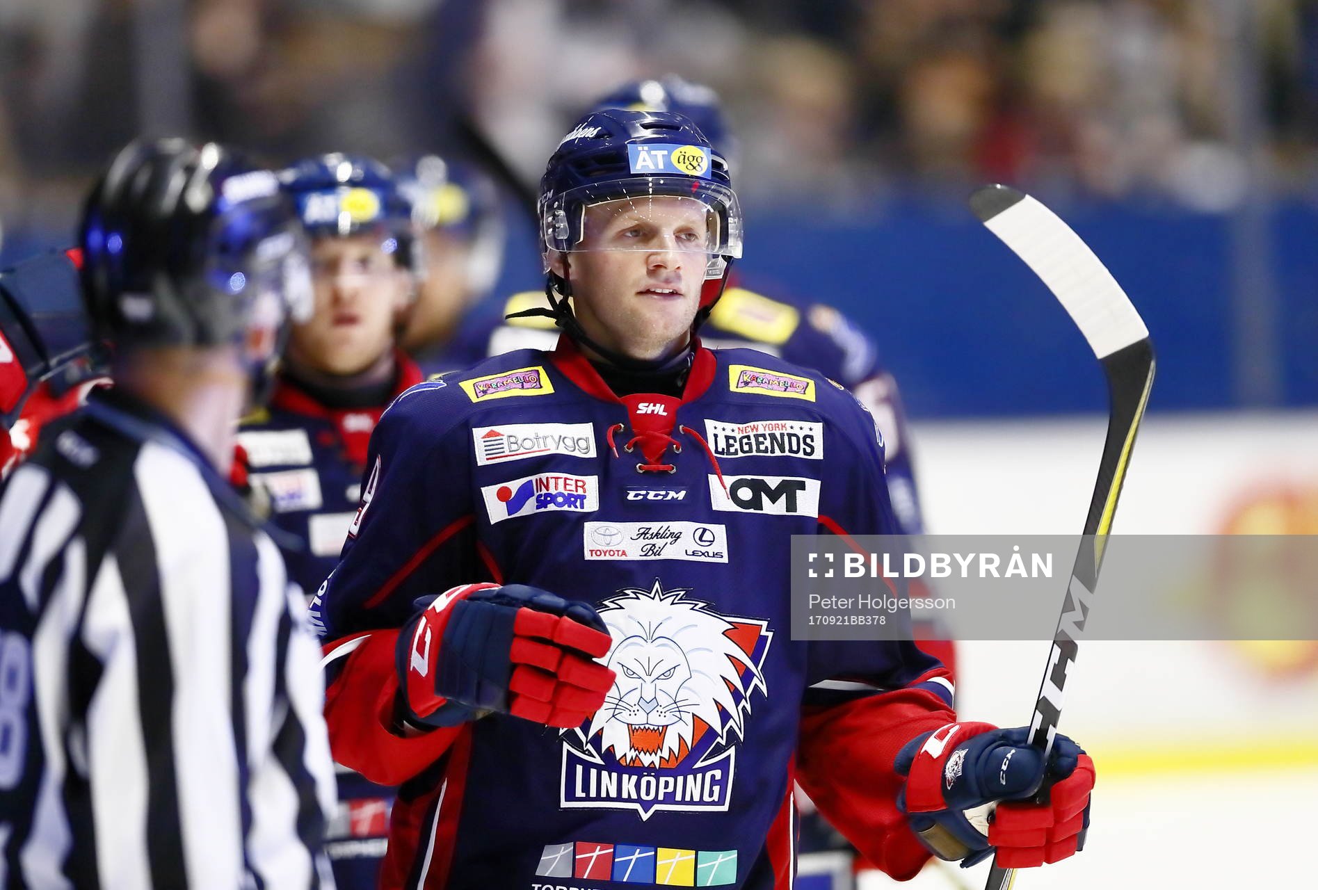 Linköpings Tony Mårtensson jublar