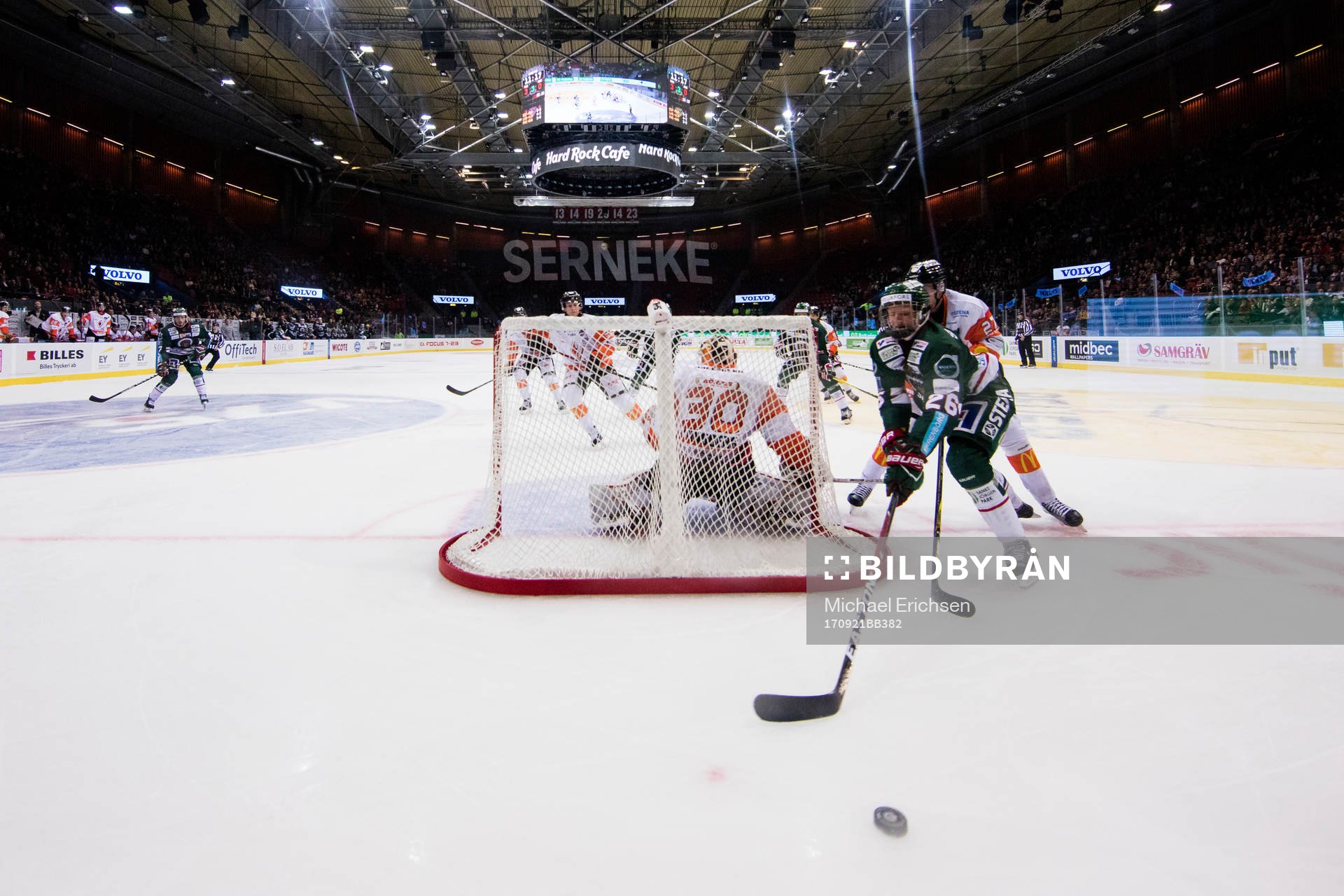 Frölundas Rasmus Dahlin rundar Karlskronas målbur